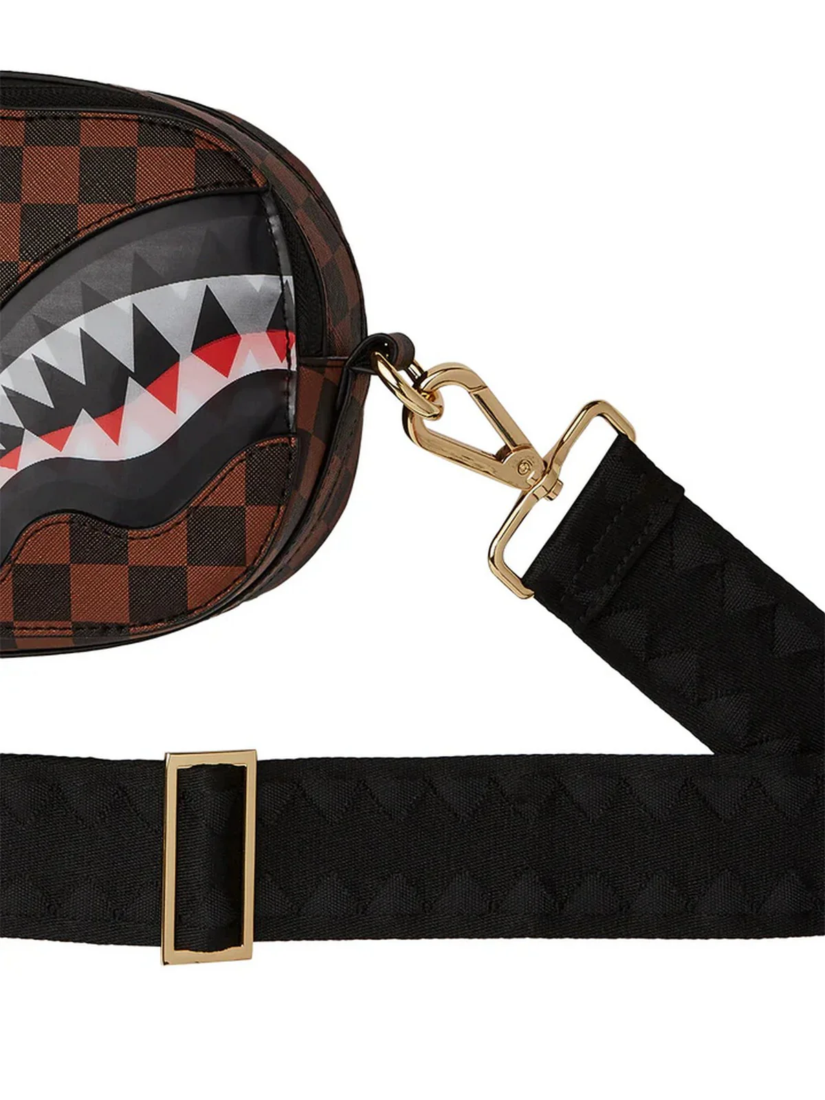 SPRAYGROUND Tracolla Uomo SIP LENTICULAR CHOMP BACKPACK SLING 910B6521NSZ Marrone - Image 3