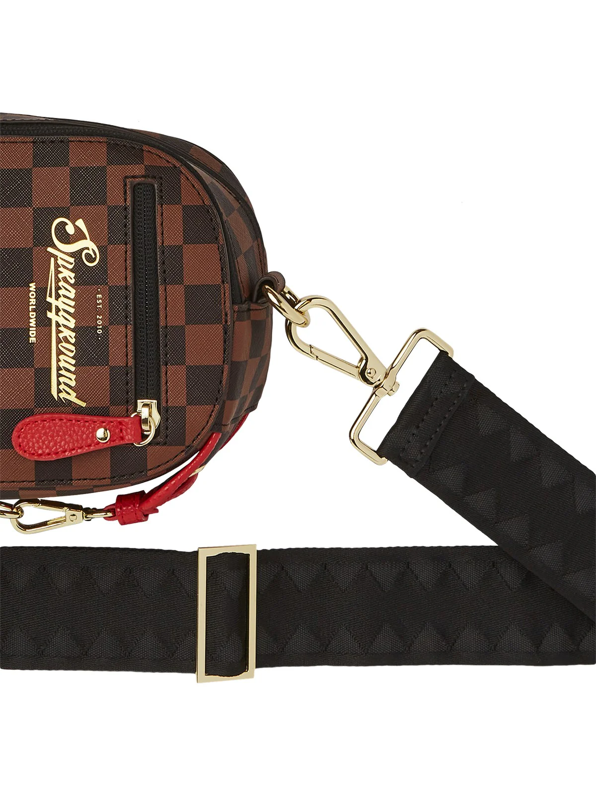 SPRAYGROUND Tracolla Uomo TAKEOVER THE THRONE BACKPACK SLING 910B6553NSZ Marrone - Image 4