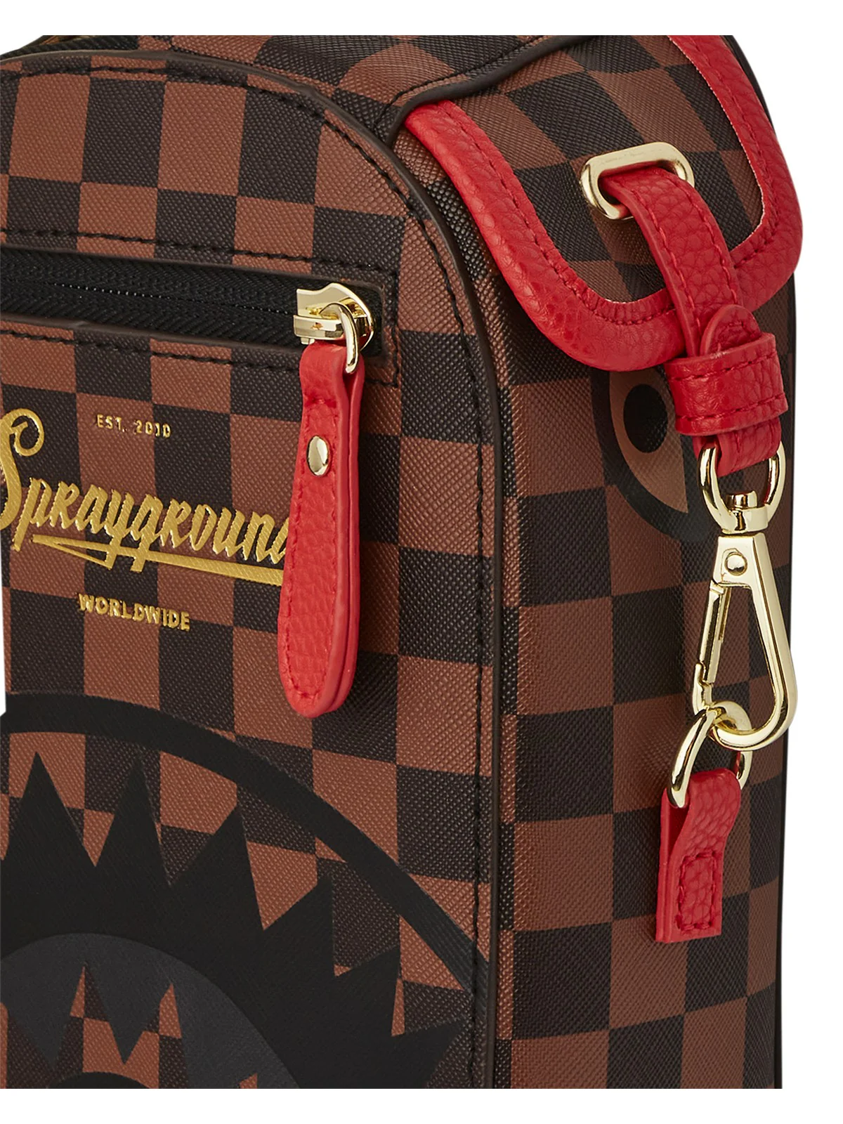 SPRAYGROUND Tracolla Uomo TAKEOVER THE THRONE BACKPACK SLING 910B6553NSZ Marrone - Image 5