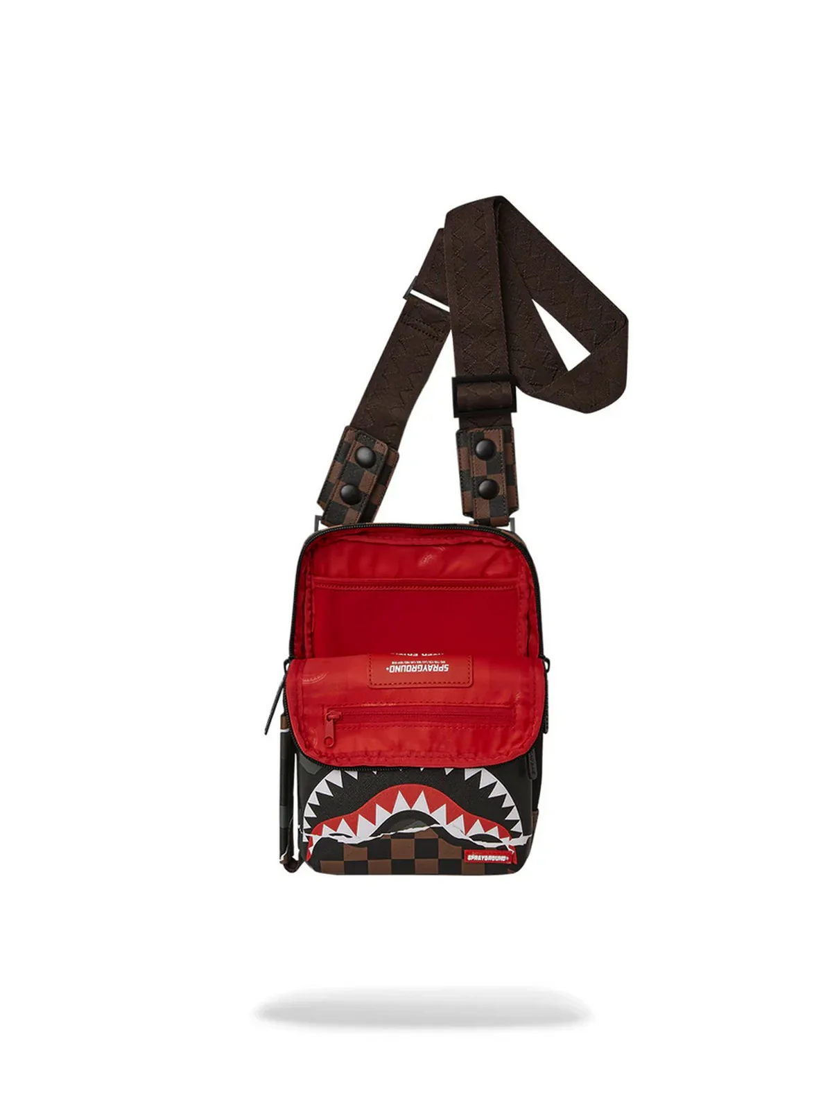 SPRAYGROUND Tracolla Uomo TEAR IT UP CAMO SLING 910B6043NSZ Marrone - Image 2