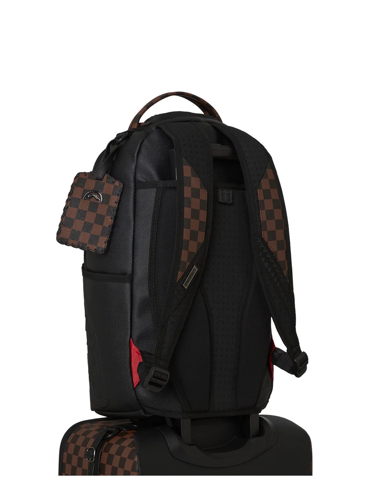 SPRAYGROUND Valigie e Trolley Uomo DOSE OF CHECK DEUX CARRY-ON LUGGAGE 910CL272NSZ Nero - Image 3
