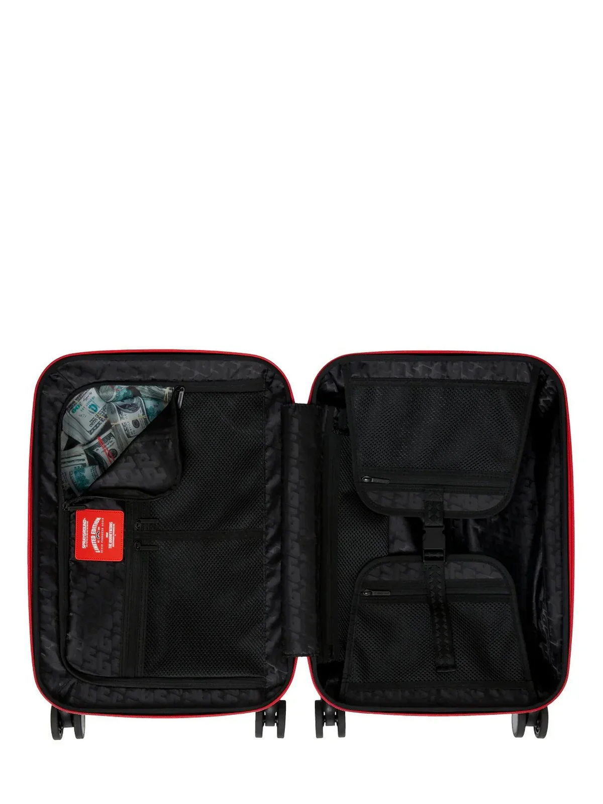 SPRAYGROUND Valigie e Trolley Uomo PRINTED ZIPPER SHARK CARRY-ON LUGGAGE 910CL273NSZ Nero - Image 3