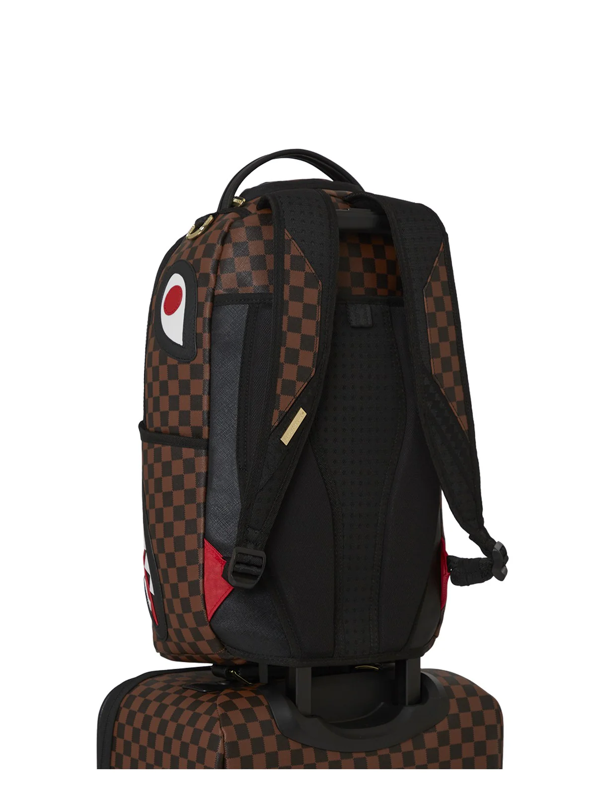 SPRAYGROUND Valigie e Trolley Uomo SAWTOOTH SHARKS IN PARIS CARRY-ON LUGGAGE 910CL270NSZ MARRONE - Image 4