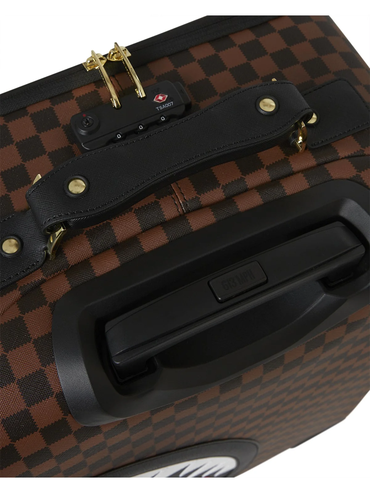 SPRAYGROUND Valigie e Trolley Uomo SAWTOOTH SHARKS IN PARIS CARRY-ON LUGGAGE 910CL270NSZ MARRONE - Image 5