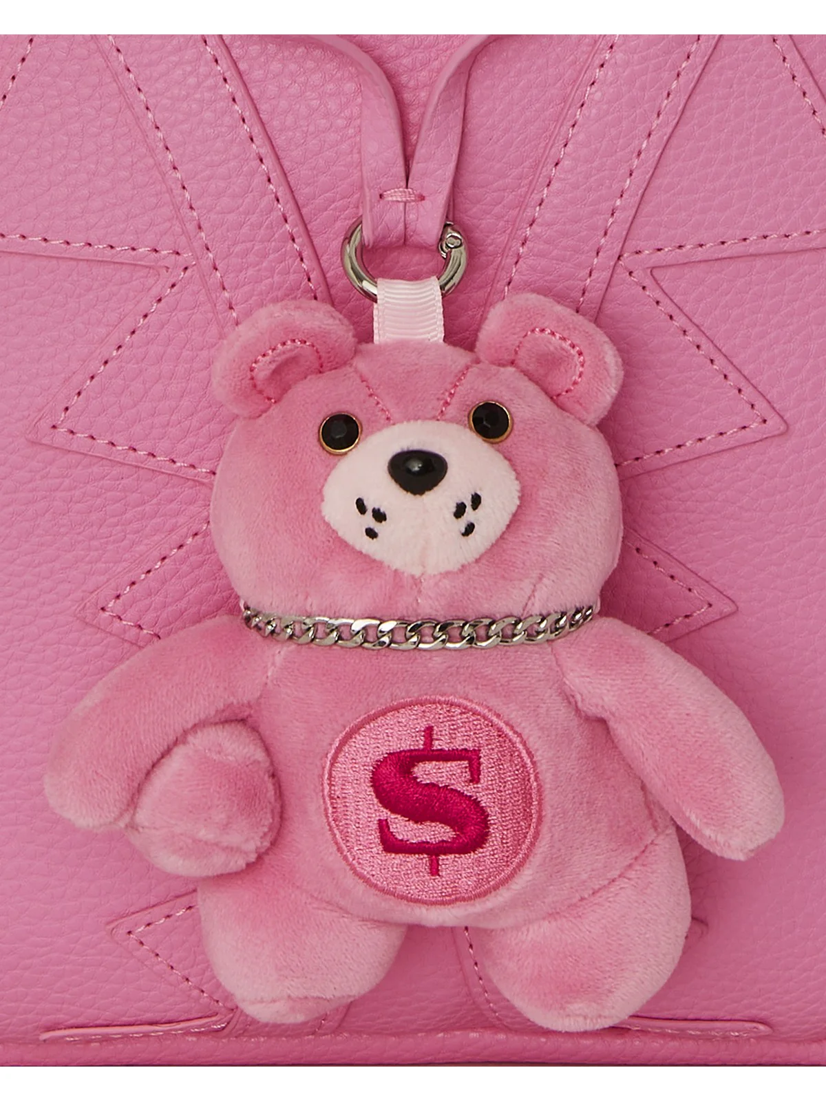 SPRAYGROUND Zaino Donna BABY BEAR BADDIE DEUX BACKPACK 910B7682NSZ ROSA - Image 4