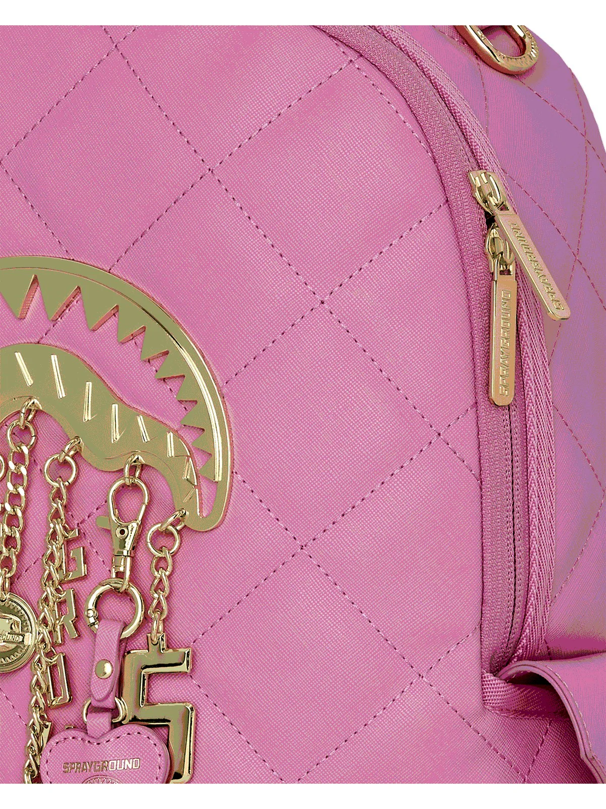 SPRAYGROUND Zaino Donna HANGING CHARMS DLXSV BACKPACK 910B7252NSZ ROSA - Image 8