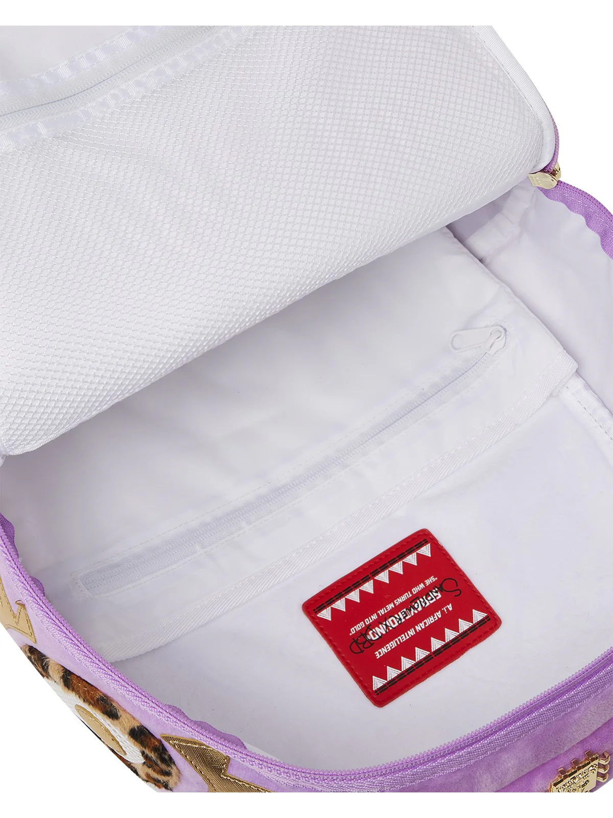 SPRAYGROUND Zaino Donna PINK SAFARI DLXSV BACKPACK 910B7281NSZ BIANCO - Image 8