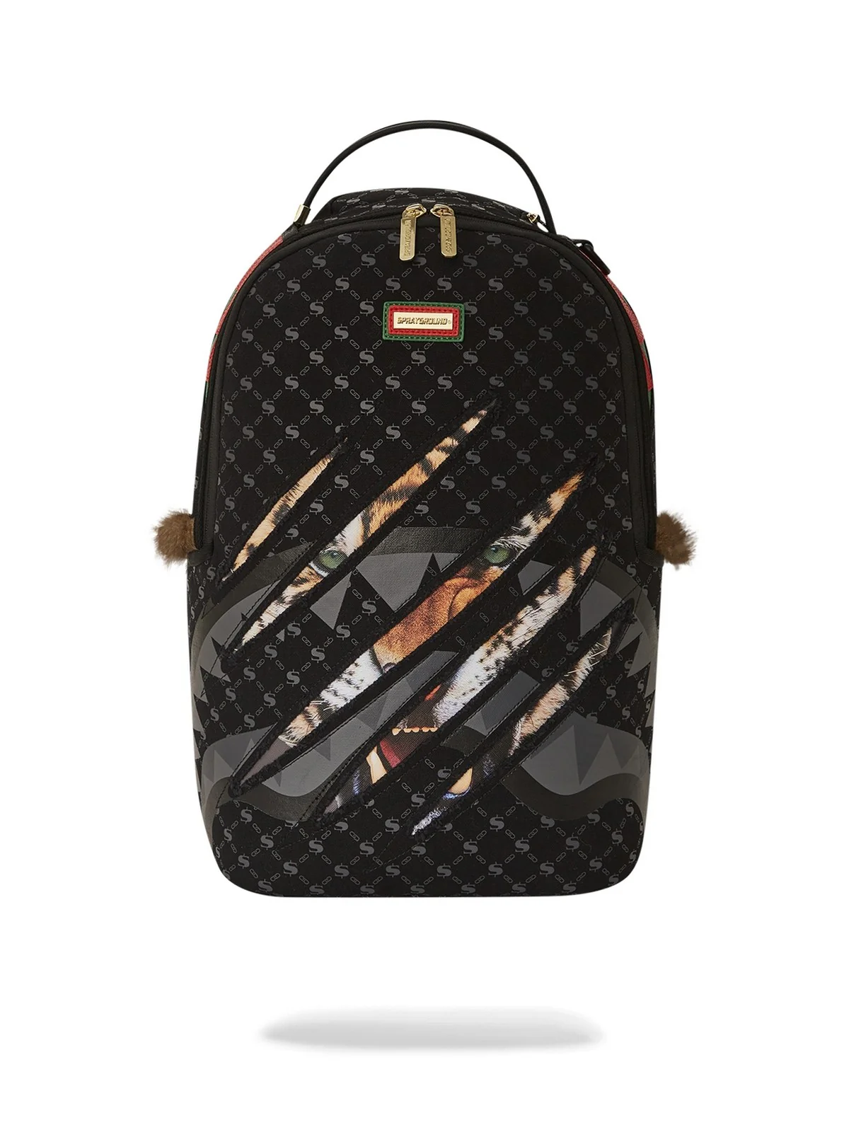 SPRAYGROUND Zaino Donna TIGER SCRATCHED 910B6154NSZ Nero