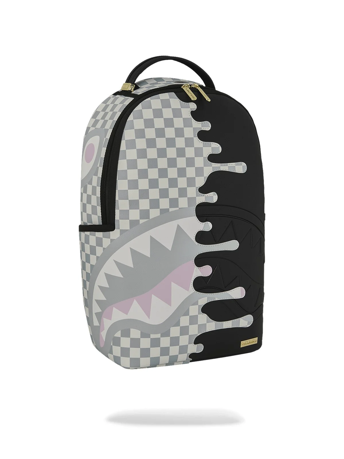 SPRAYGROUND Zaino Unisex adulto CREAM CHECK UNFINISHED SHARK DLXSV BACKPACK 910B8758NSZ Nero - Image 2