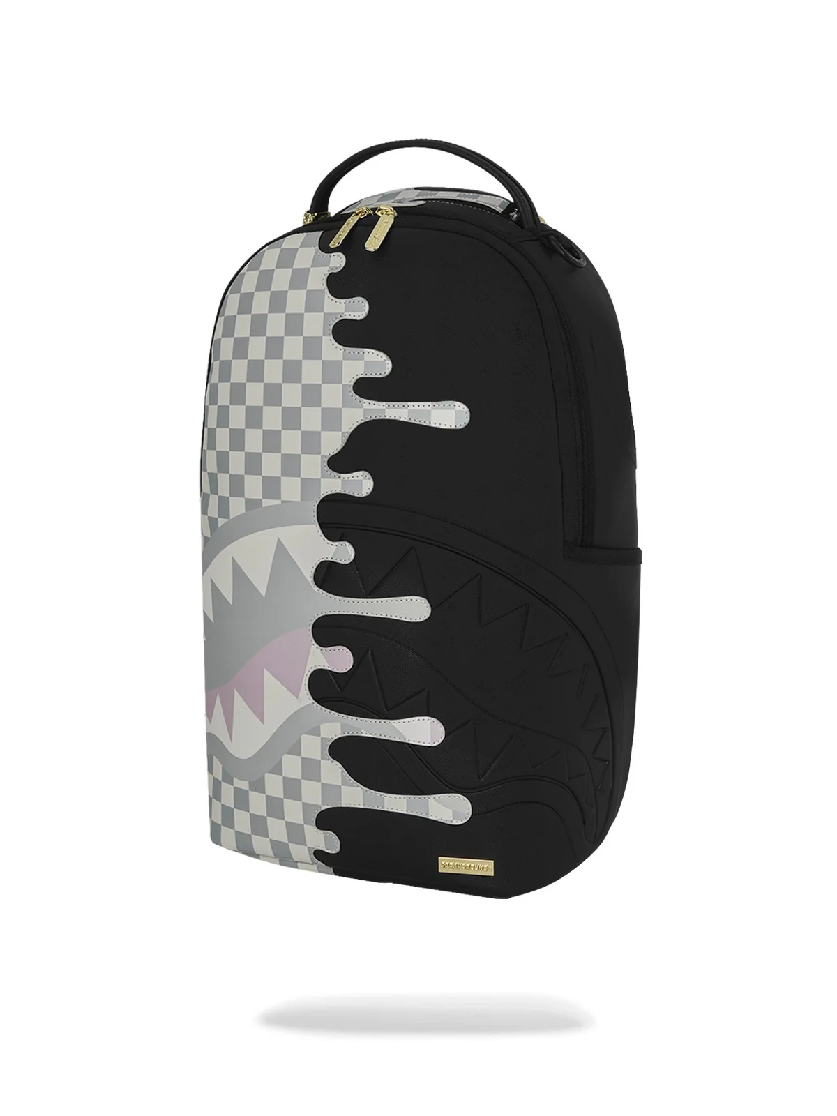 SPRAYGROUND Zaino Unisex adulto CREAM CHECK UNFINISHED SHARK DLXSV BACKPACK 910B8758NSZ Nero - Image 5