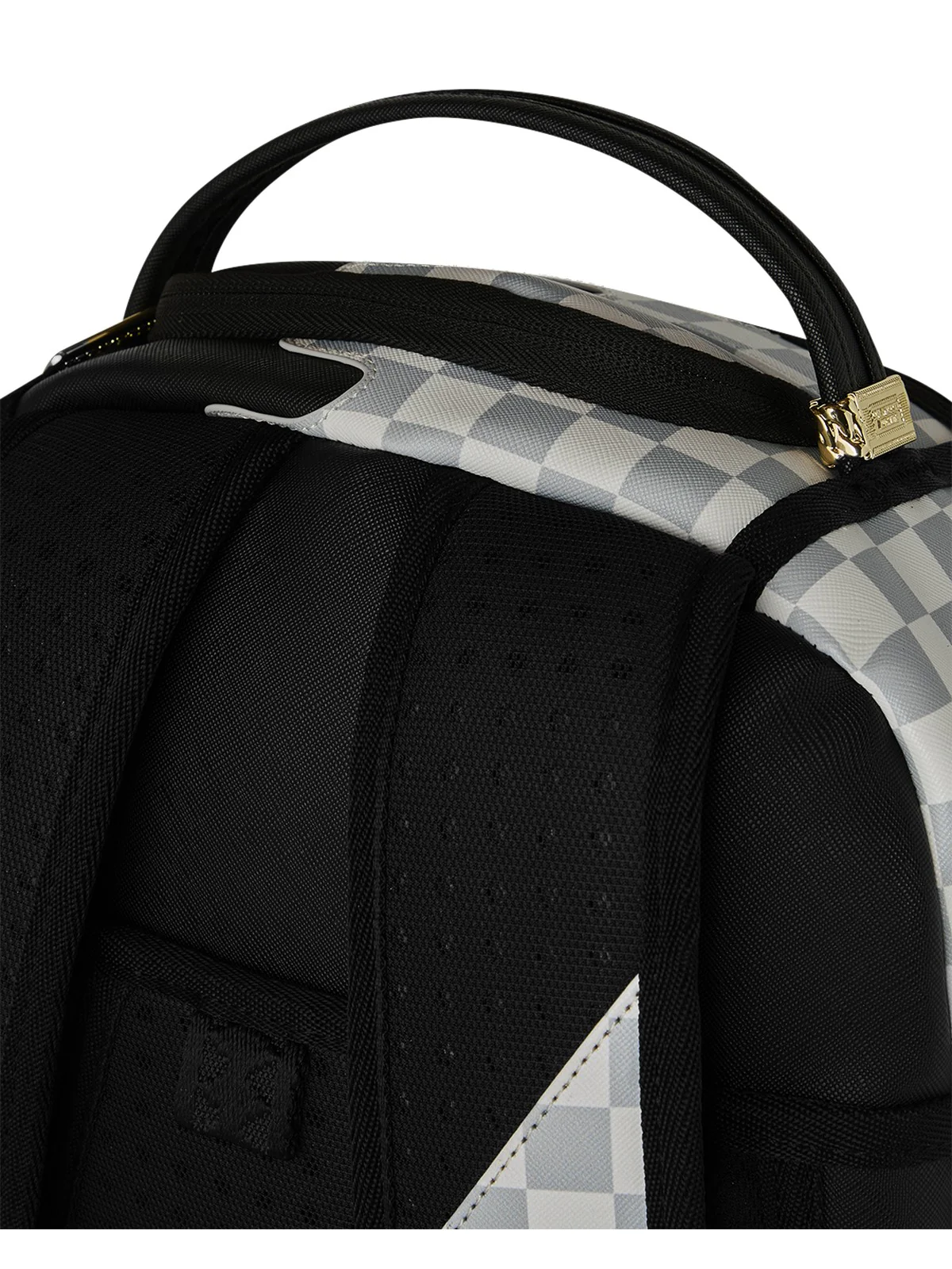 SPRAYGROUND Zaino Unisex adulto CREAM CHECK UNFINISHED SHARK DLXSV BACKPACK 910B8758NSZ Nero - Image 7
