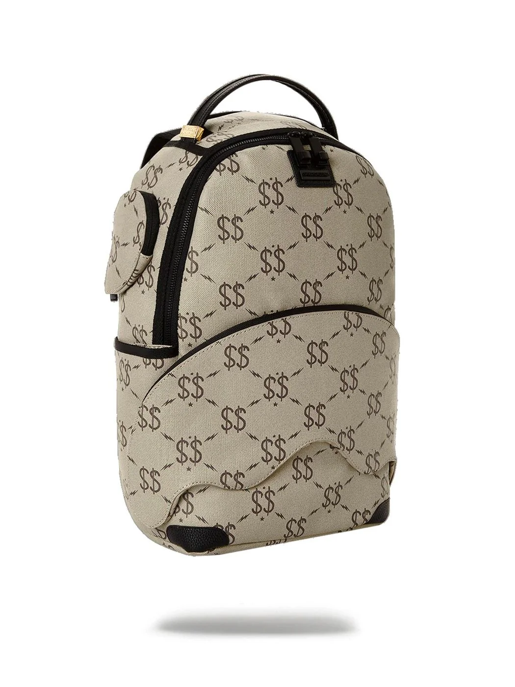 SPRAYGROUND Zaino Unisex adulto Double money 910B4636NSZ Beige - Image 3