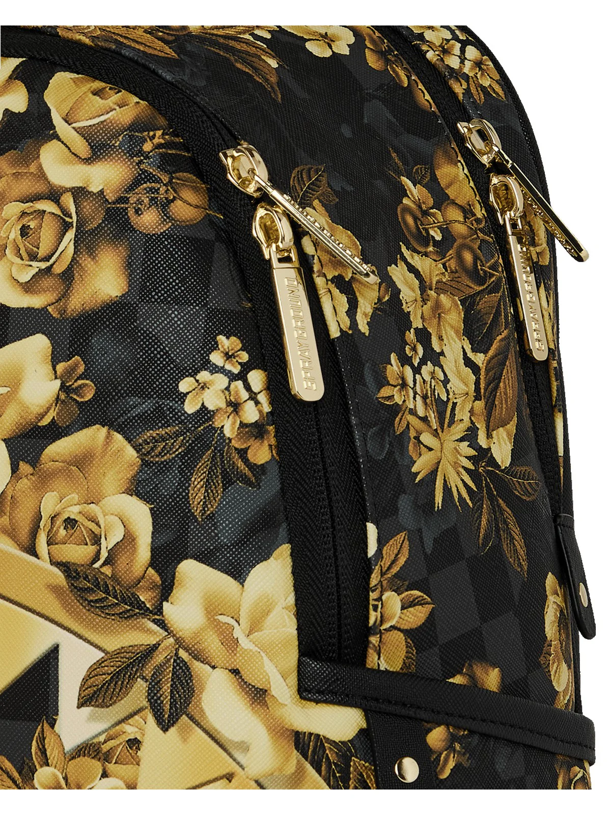 SPRAYGROUND Zaino Unisex adulto GOLD FLORAL REMIX SAVAGE BACKPACK 910B9003NSZ Nero - Image 4