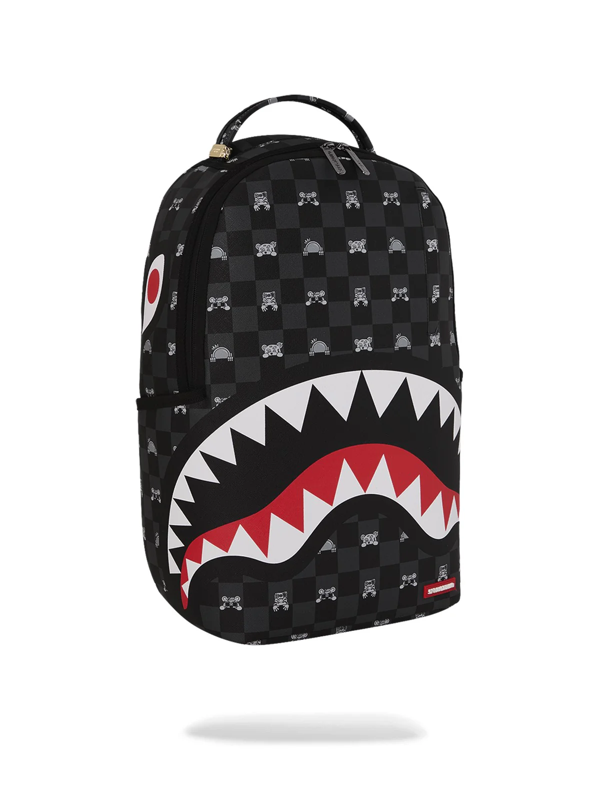 SPRAYGROUND Zaino Unisex adulto GRAY PEEKING CHARACTER CHECK DLXSV BACKPACK 910B8872NSZ Nero - Image 2