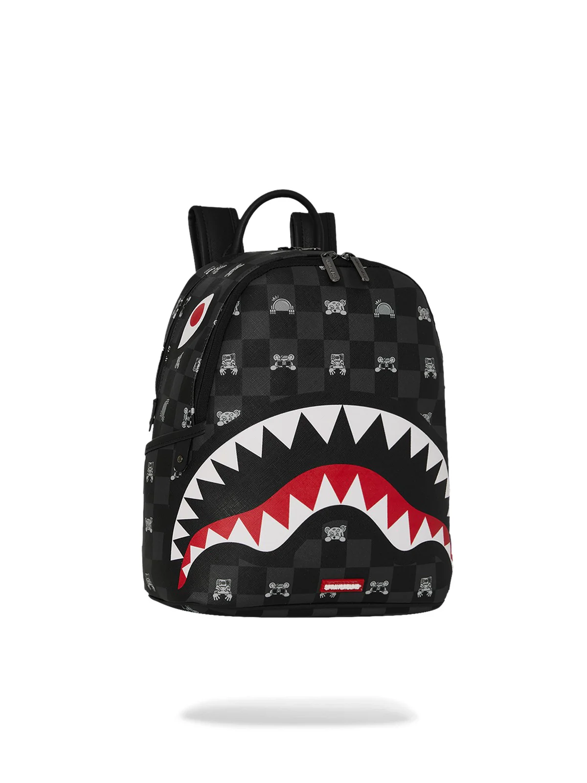 SPRAYGROUND Zaino Unisex adulto GRAY PEEKING CHARACTER CHECK SAVAGE BACKPACK 910B8908NSZ Nero - Image 2