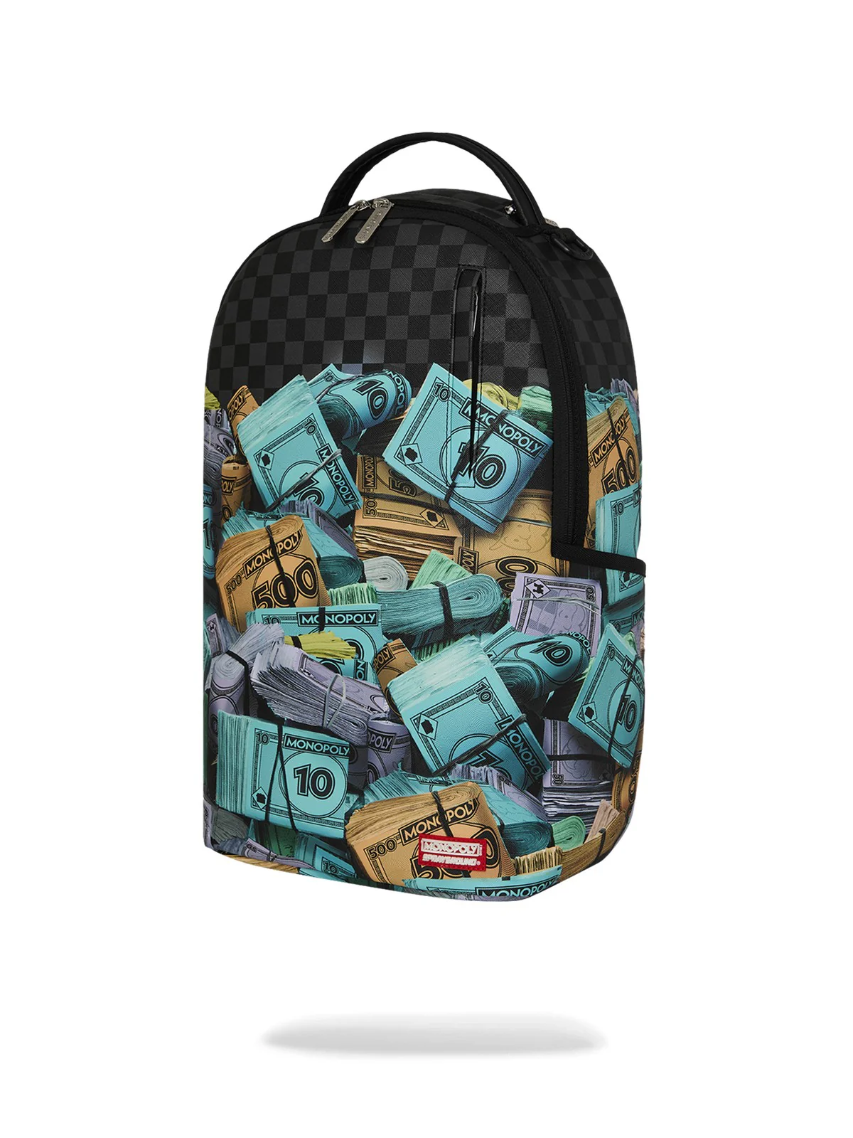 SPRAYGROUND Zaino Unisex adulto MONOPOLY MONEY STACKS DLXSV BACKPACK 910B8782NSZ Blu - Image 5