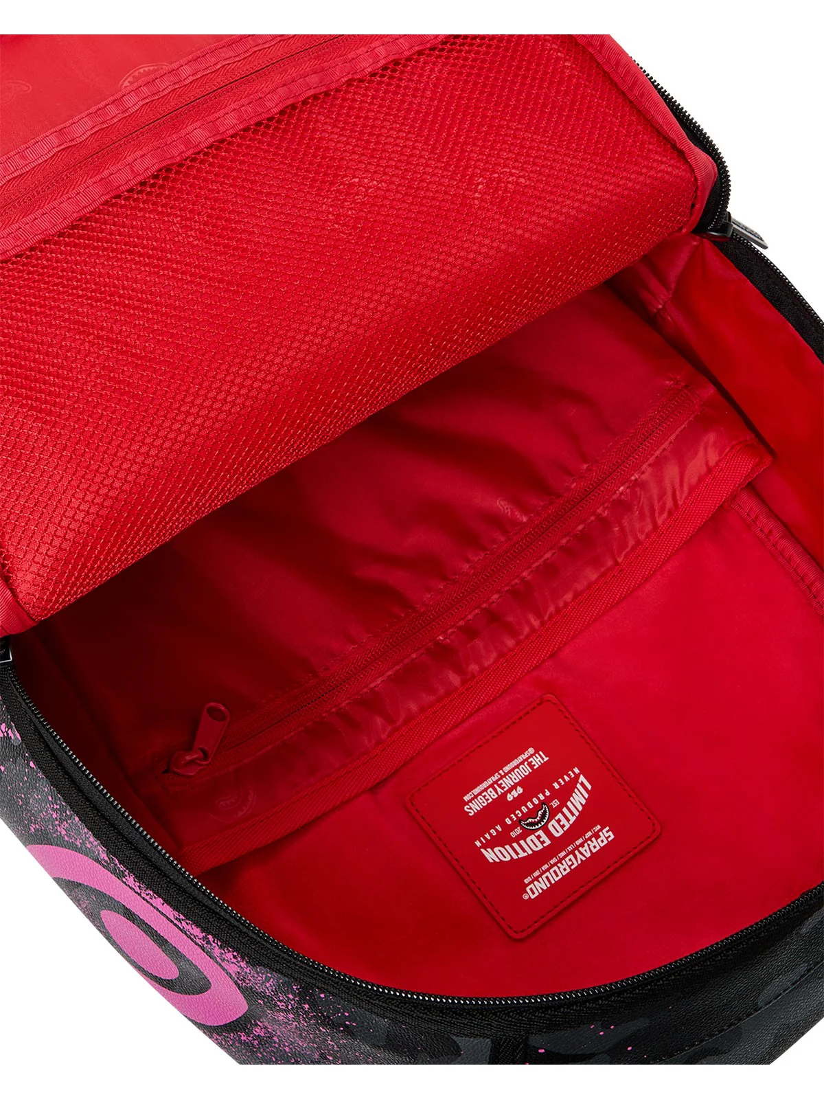 SPRAYGROUND Zaino Unisex adulto PEANUTS SNOOPY PINK STENCIL DLXSV BACKPACK 910B8781NSZ Nero - Image 8