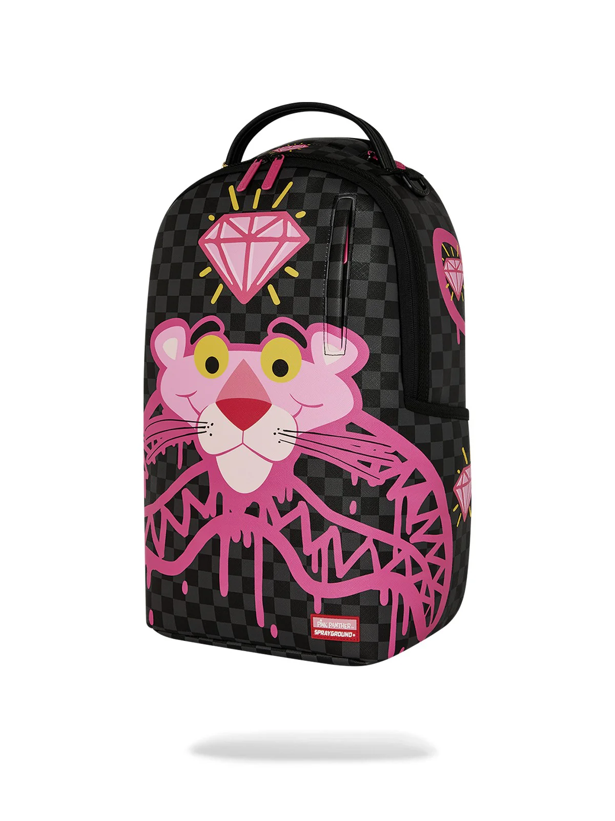 SPRAYGROUND Zaino Unisex adulto PINK PANTHER  DRIPPY DIAMONDS DLXSV BACKPACK 910B8790NSZ Nero - Image 5