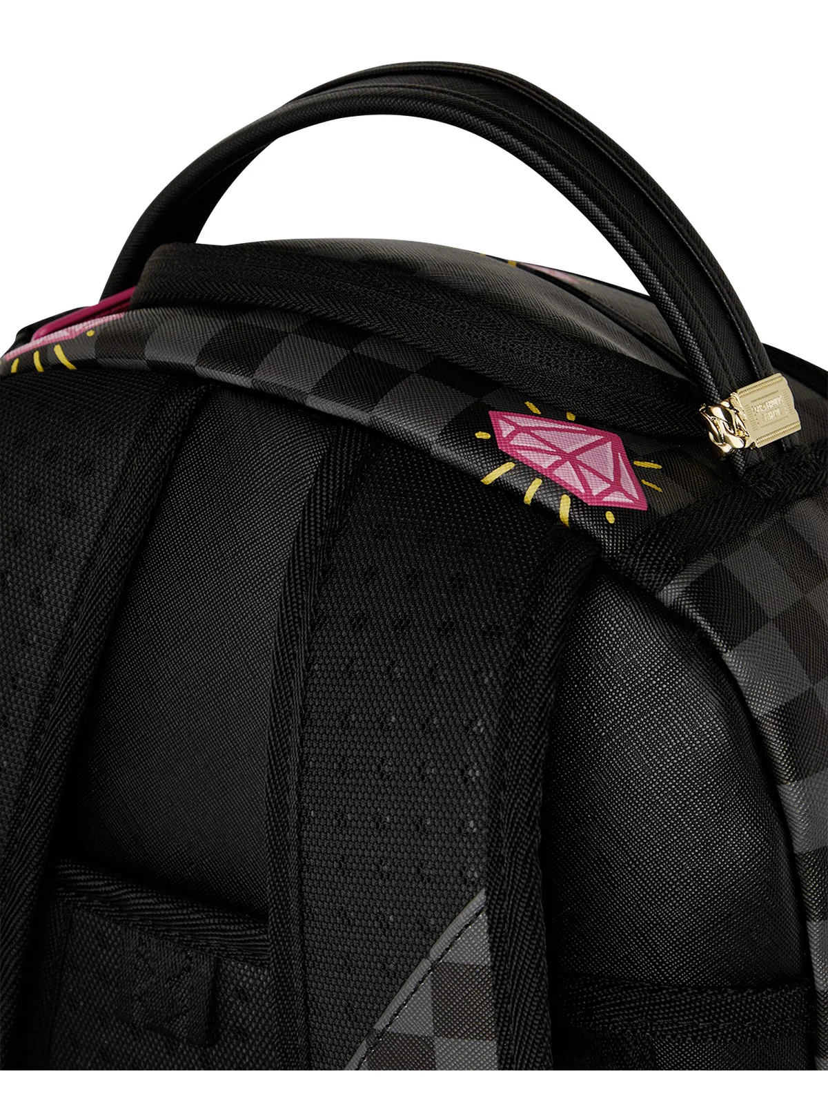 SPRAYGROUND Zaino Unisex adulto PINK PANTHER  DRIPPY DIAMONDS DLXSV BACKPACK 910B8790NSZ Nero - Image 7