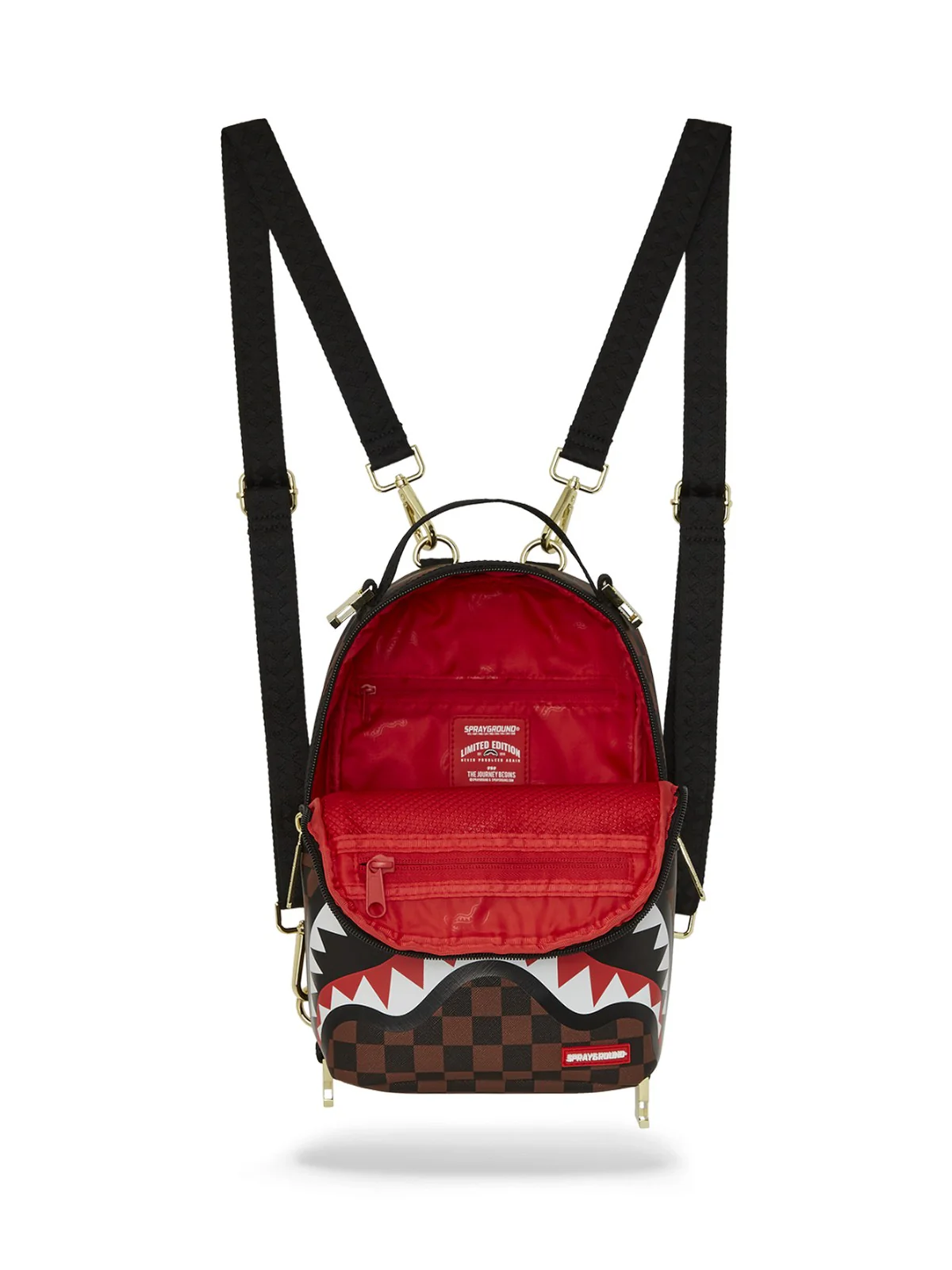 SPRAYGROUND Zaino Unisex adulto SHARKS IN A HOLE IN PARIS DLXSV BACKPACK 910B7223NSZ Nero - Image 8