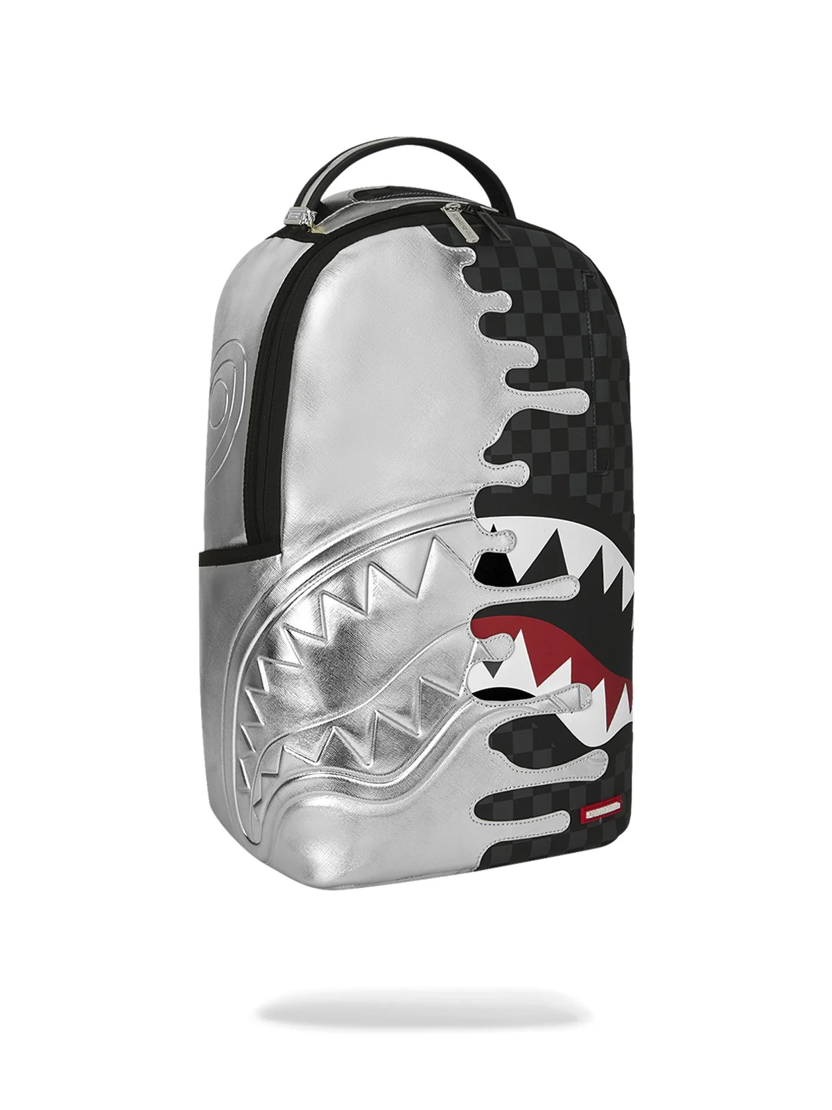SPRAYGROUND Zaino Unisex adulto SILVER SIDE DRIP BLACK CHECK DLXSV BACKPACK 910B8940NSZ Nero - Image 2