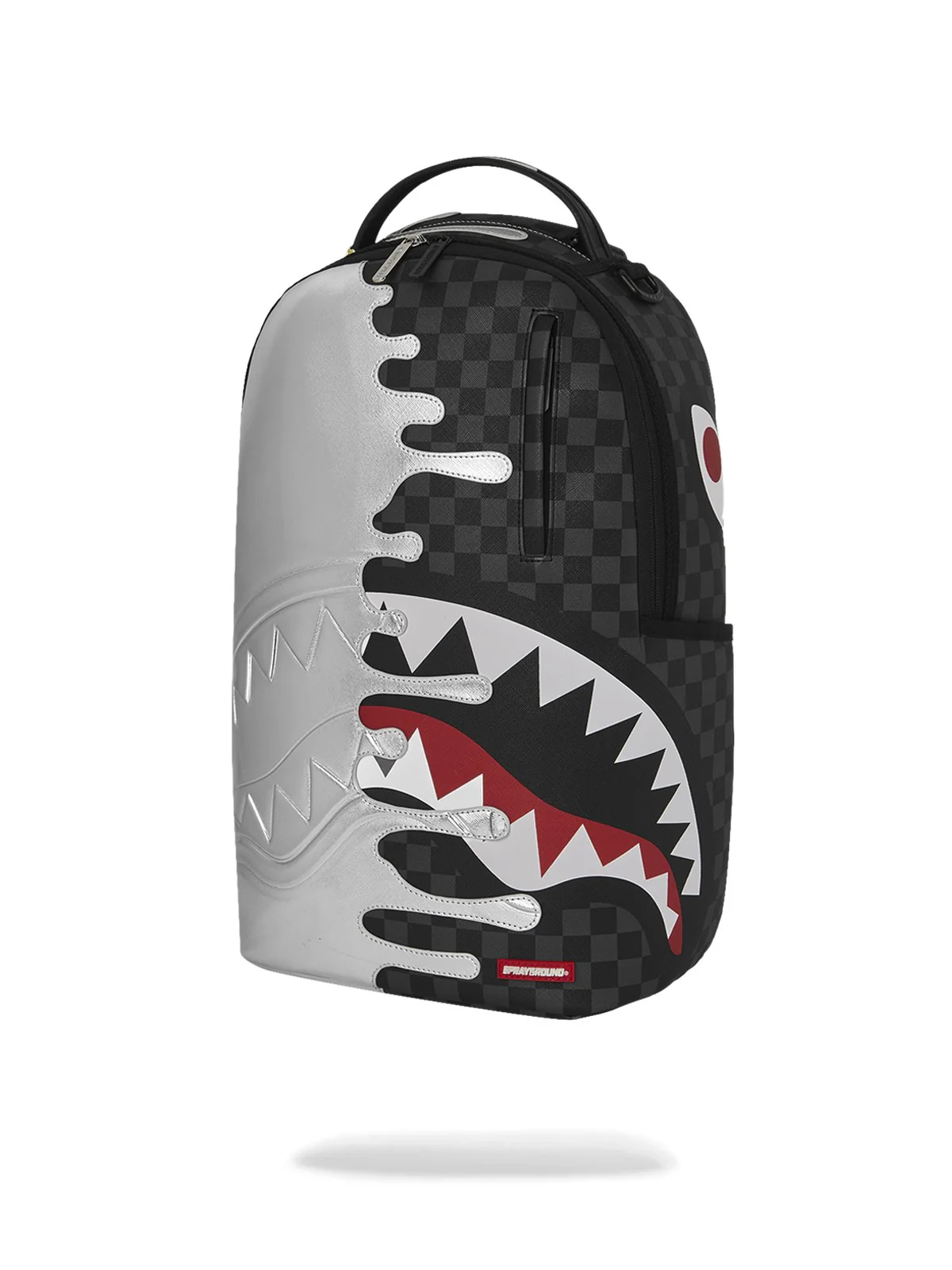 SPRAYGROUND Zaino Unisex adulto SILVER SIDE DRIP BLACK CHECK DLXSV BACKPACK 910B8940NSZ Nero - Image 5