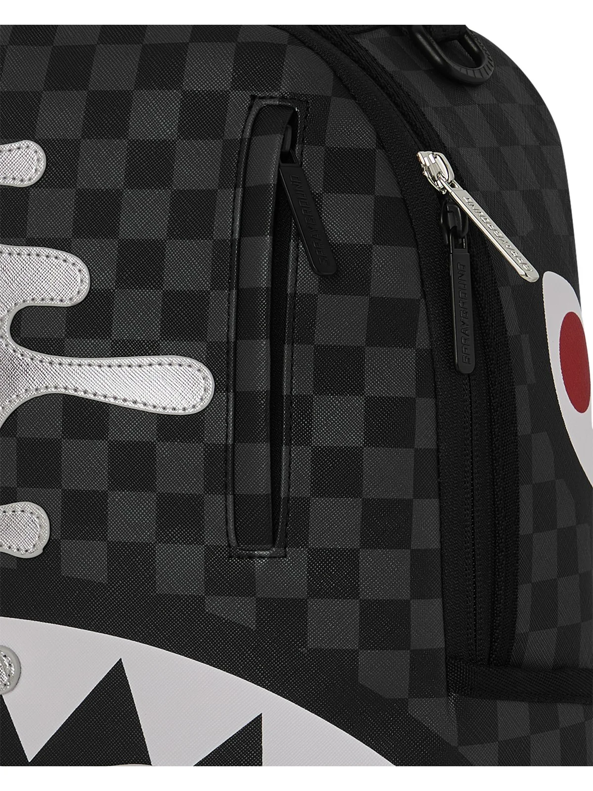 SPRAYGROUND Zaino Unisex adulto SILVER SIDE DRIP BLACK CHECK DLXSV BACKPACK 910B8940NSZ Nero - Image 6