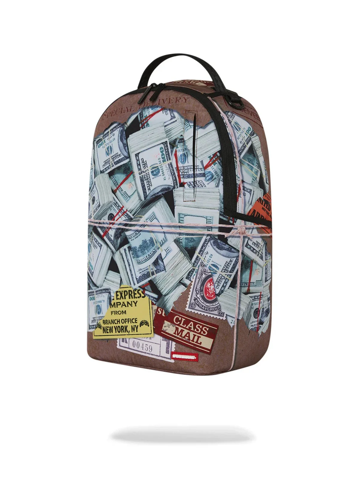 SPRAYGROUND Zaino Uomo 1 OFF BAGS BACKPACK STACKS 910B6995NSZ Marrone - Image 3