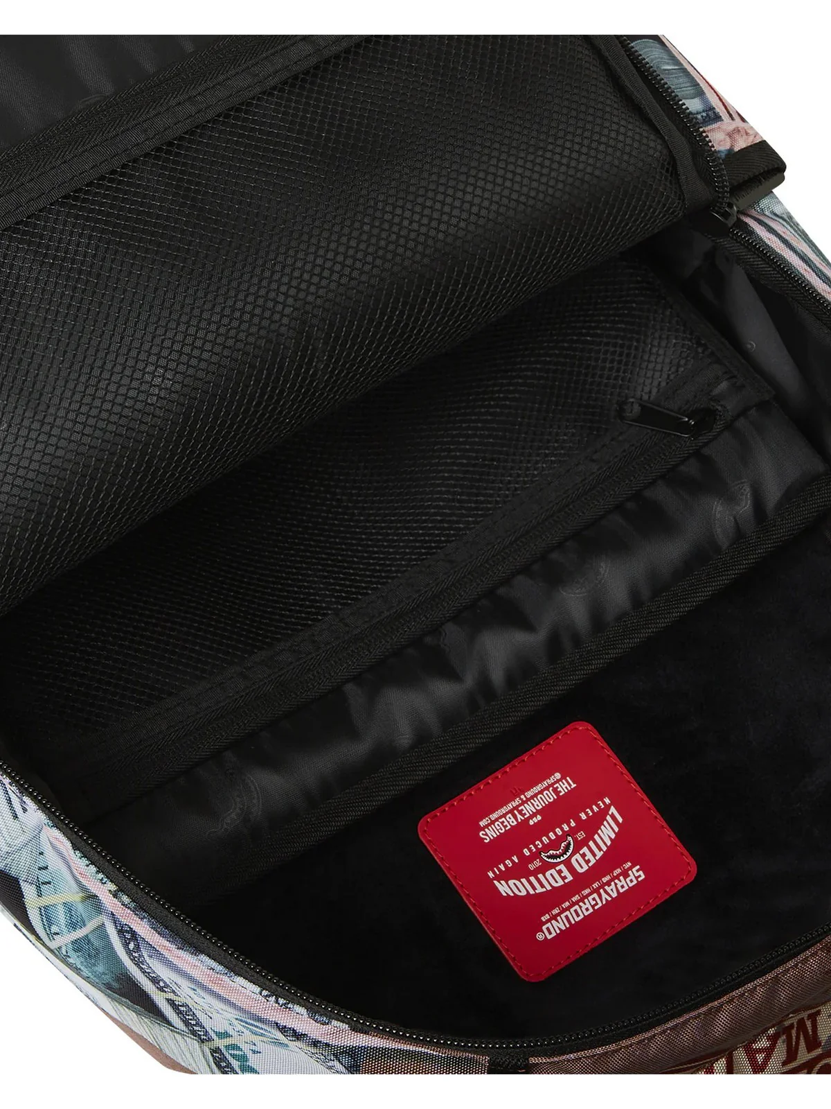 SPRAYGROUND Zaino Uomo 1 OFF BAGS BACKPACK STACKS 910B6995NSZ Marrone - Image 5