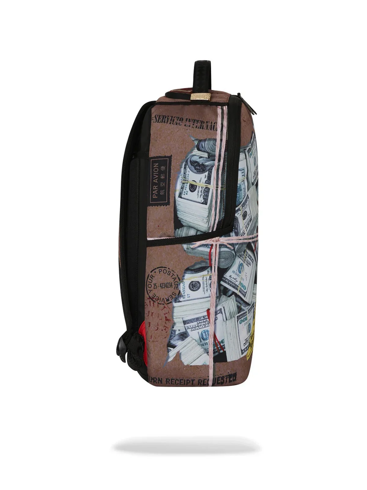 SPRAYGROUND Zaino Uomo 1 OFF BAGS BACKPACK STACKS 910B6995NSZ Marrone - Image 6