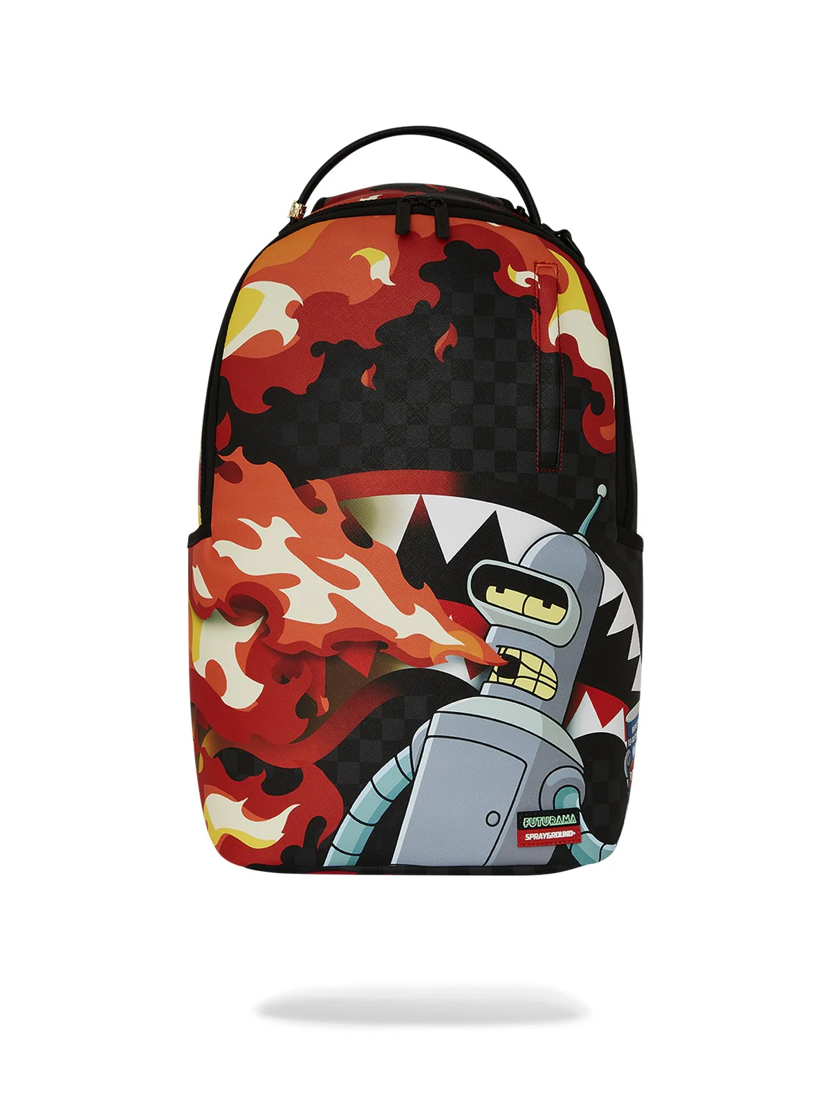 SPRAYGROUND Zaino Uomo BENDER FIRE DRAMA DLXV BACKPACK 910B7795NSZ Nero