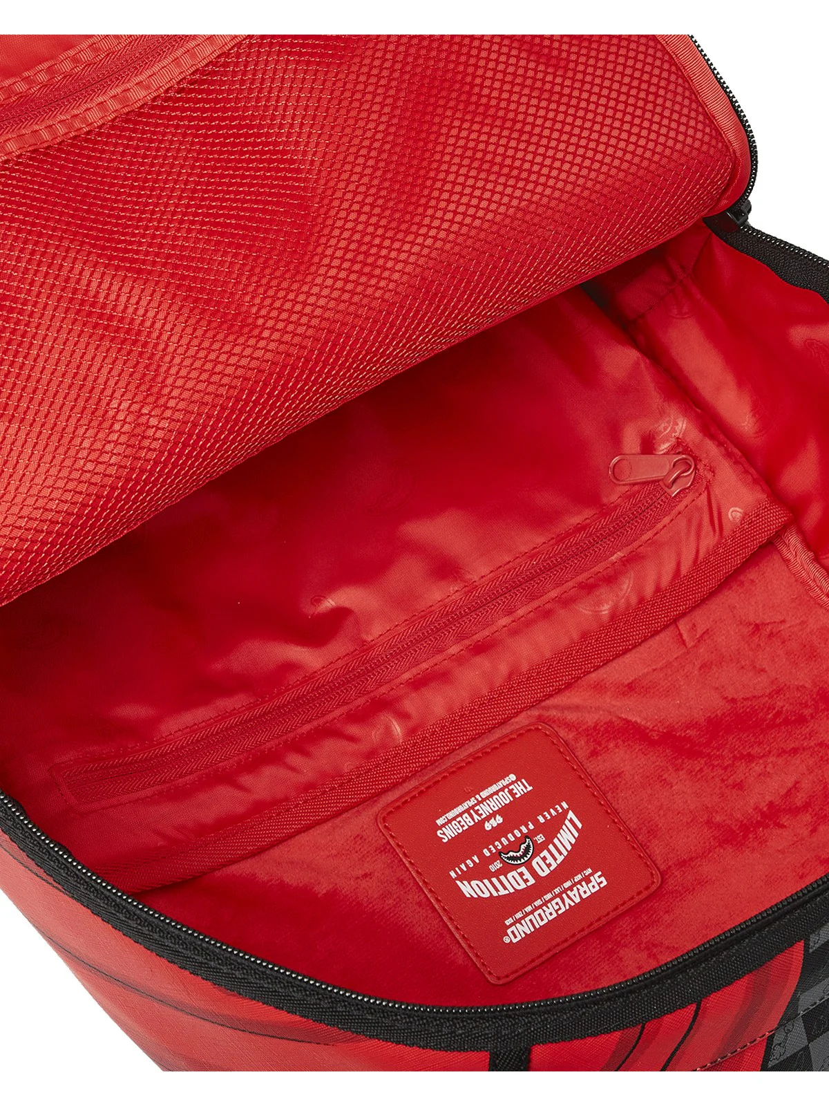SPRAYGROUND Zaino Uomo BUGS CURTAIN REVEAL DLXSV BACKPACK 910B7343NSZ GRIGIO - Image 8