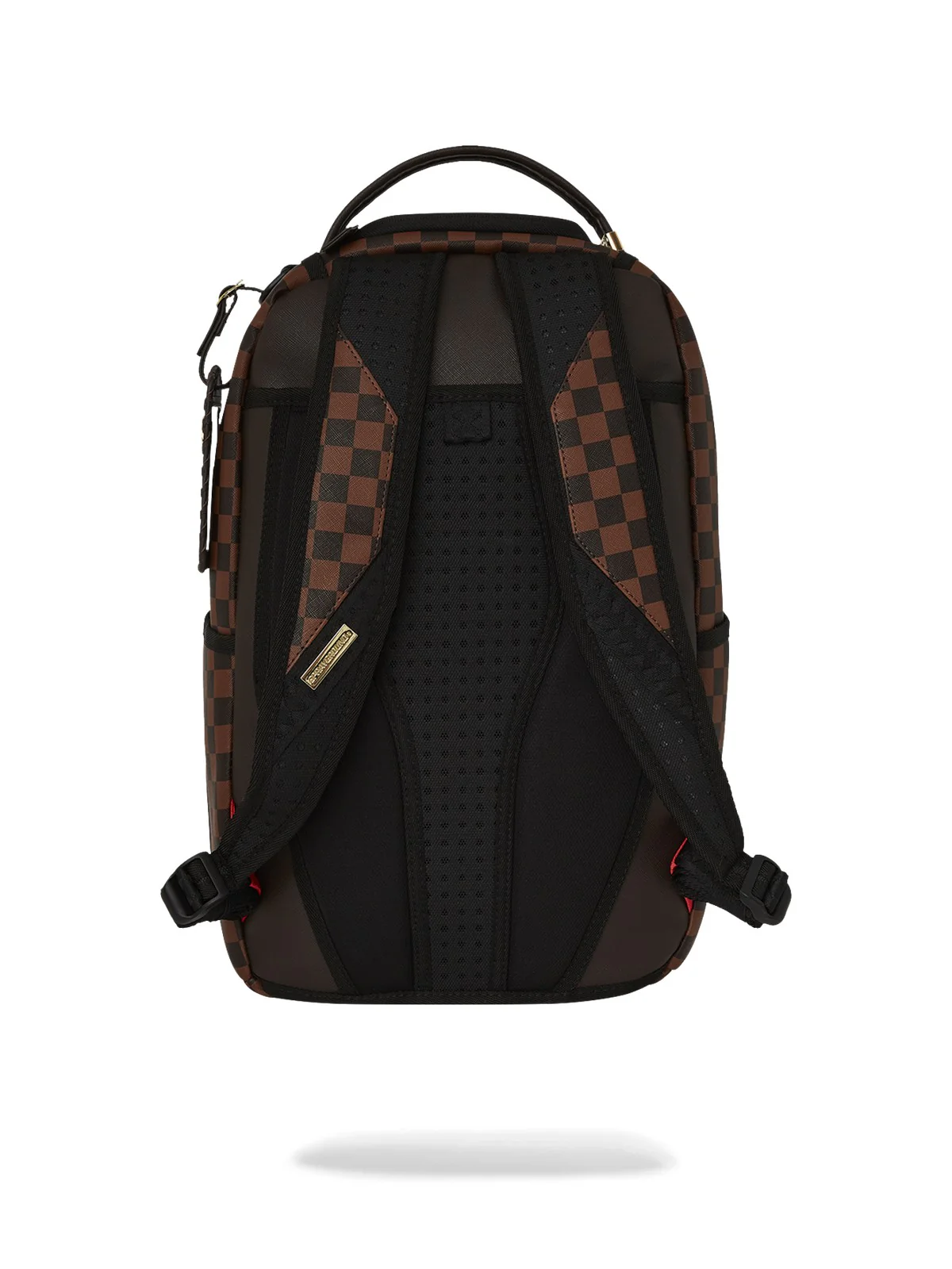 SPRAYGROUND Zaino Uomo CORE EMBOSS CHECK BACKPACK 910B6805NSZ Marrone - Image 4