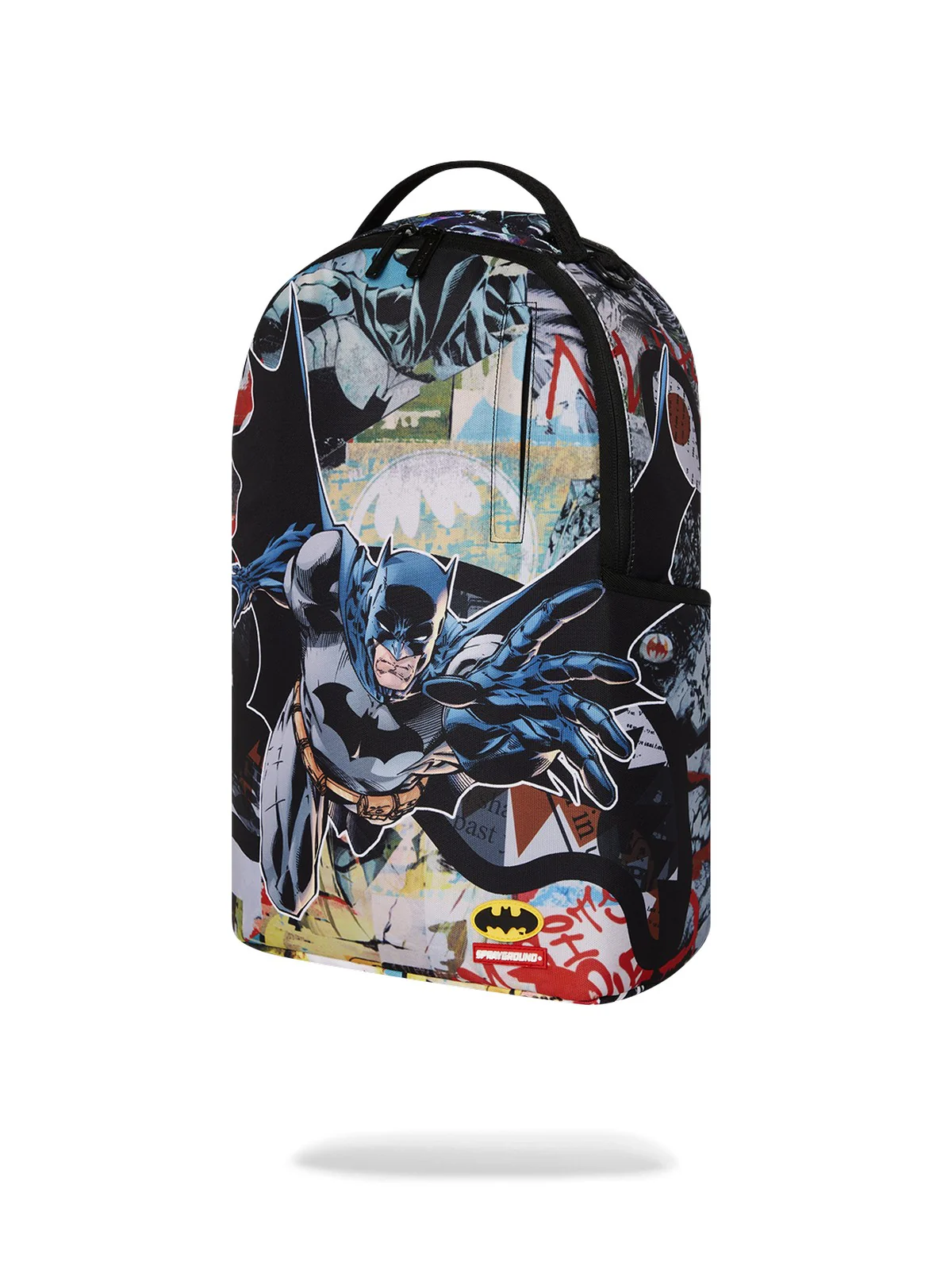 SPRAYGROUND Zaino Uomo DC BATMAN COLLAGE SHARK DLXR BACKPACK 910B7340NSZ Nero - Image 5