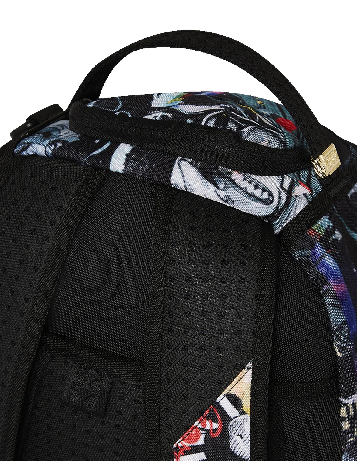 SPRAYGROUND Zaino Uomo DC BATMAN COLLAGE SHARK DLXR BACKPACK 910B7340NSZ Nero - Image 7