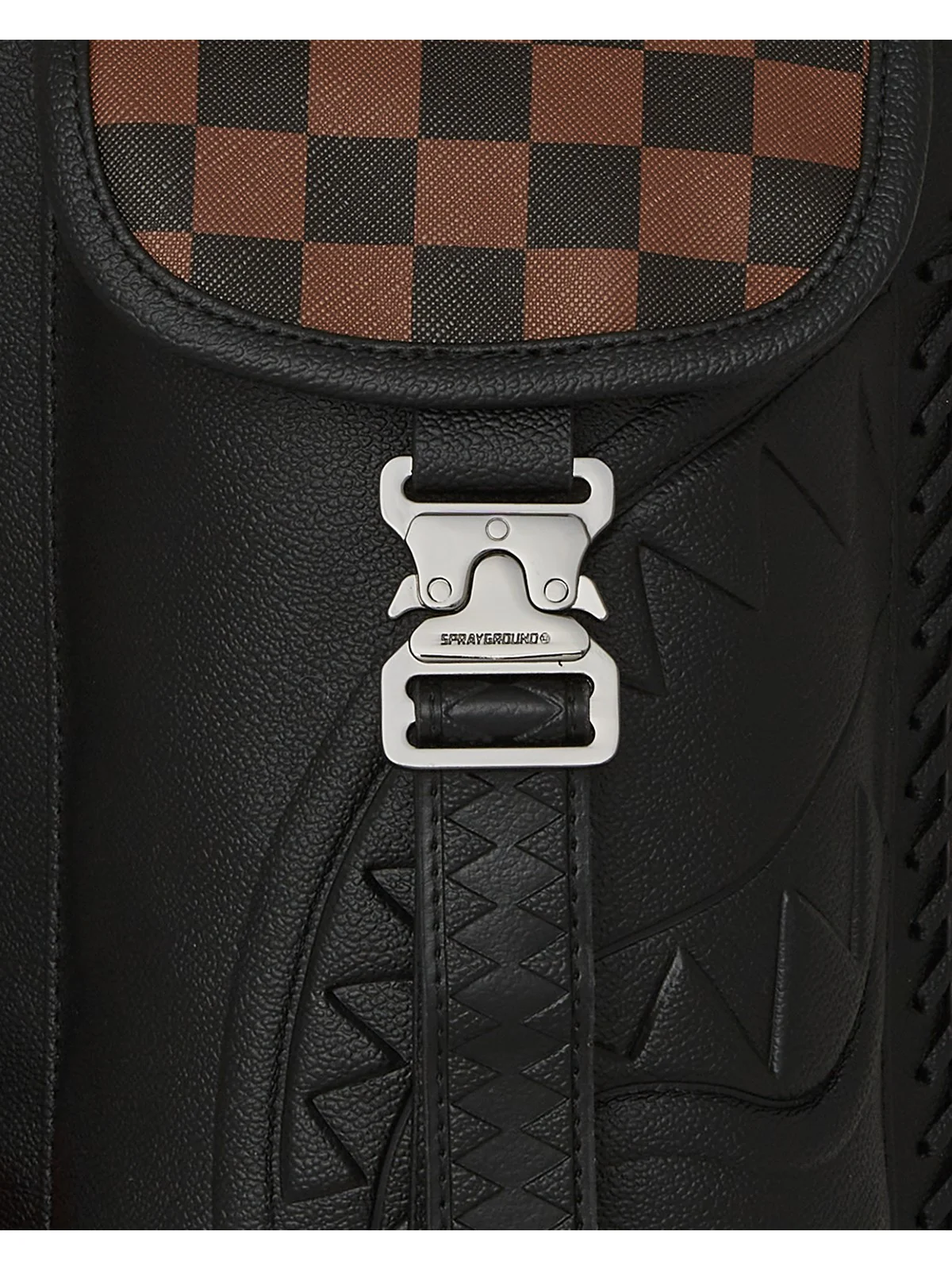 SPRAYGROUND Zaino Uomo DOSE OF CHECK DEUX MONTE CARLO 910B8014NSZ Nero - Image 6