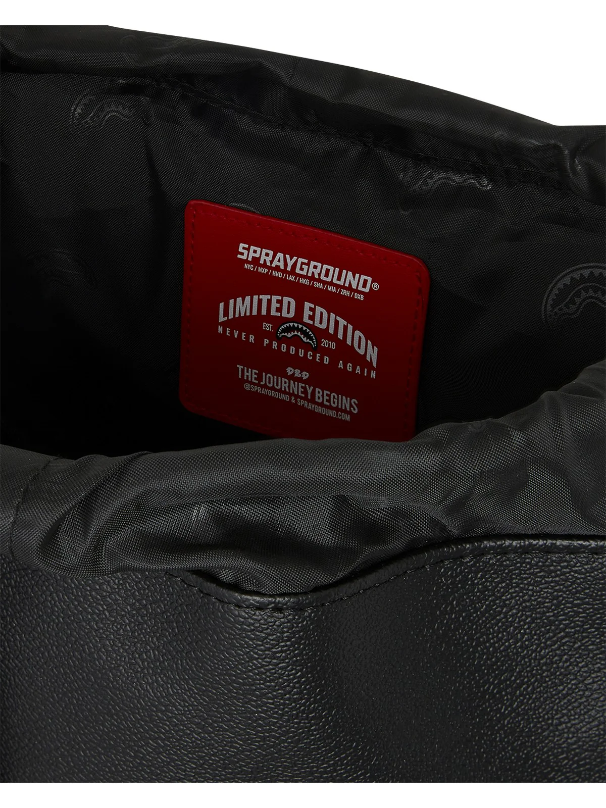 SPRAYGROUND Zaino Uomo DOSE OF CHECK DEUX MONTE CARLO 910B8014NSZ Nero - Image 8