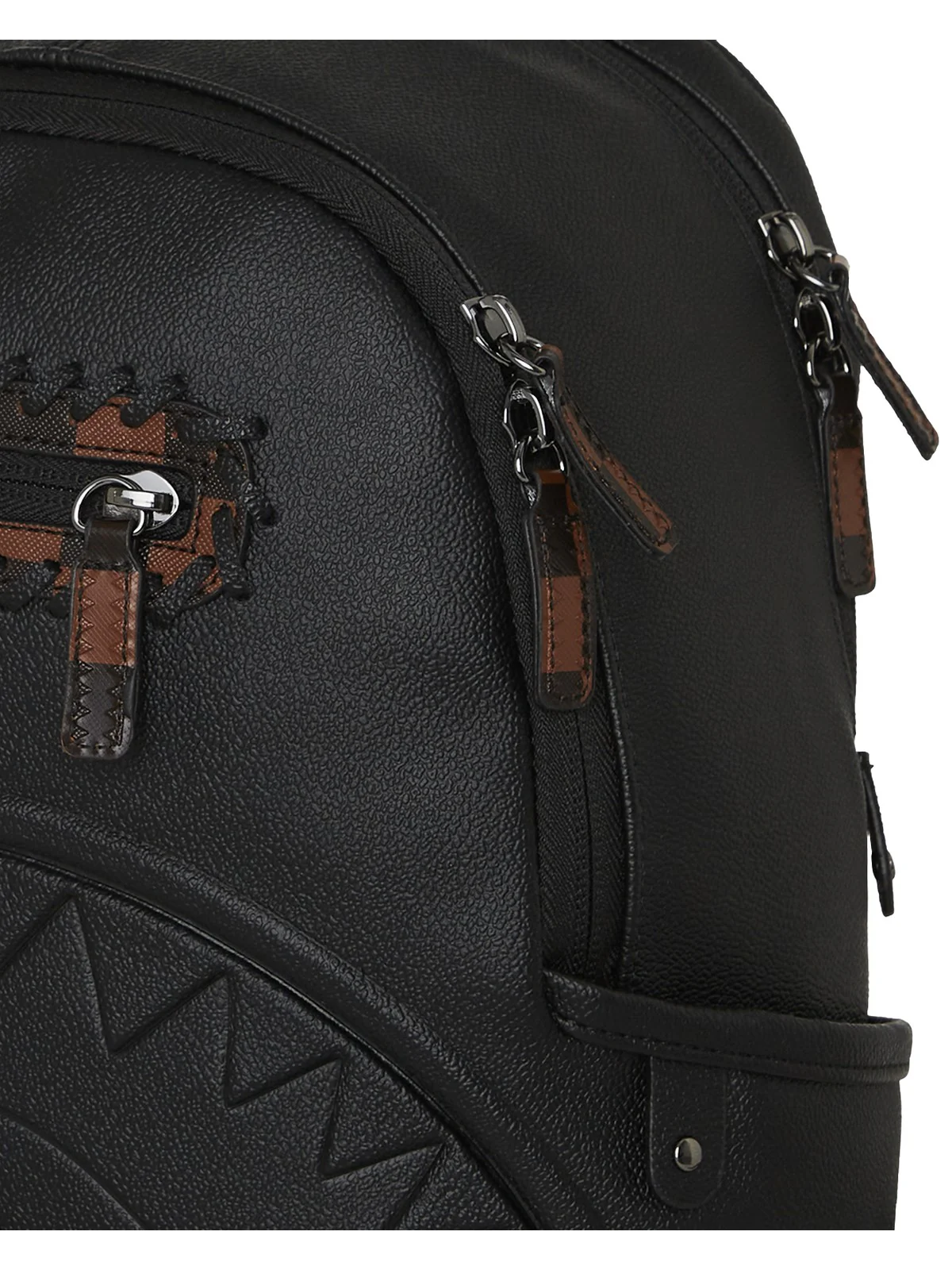 SPRAYGROUND Zaino Uomo DOSE OF CHECK DEUX SAVAGE 910B8013NSZ Nero - Image 4