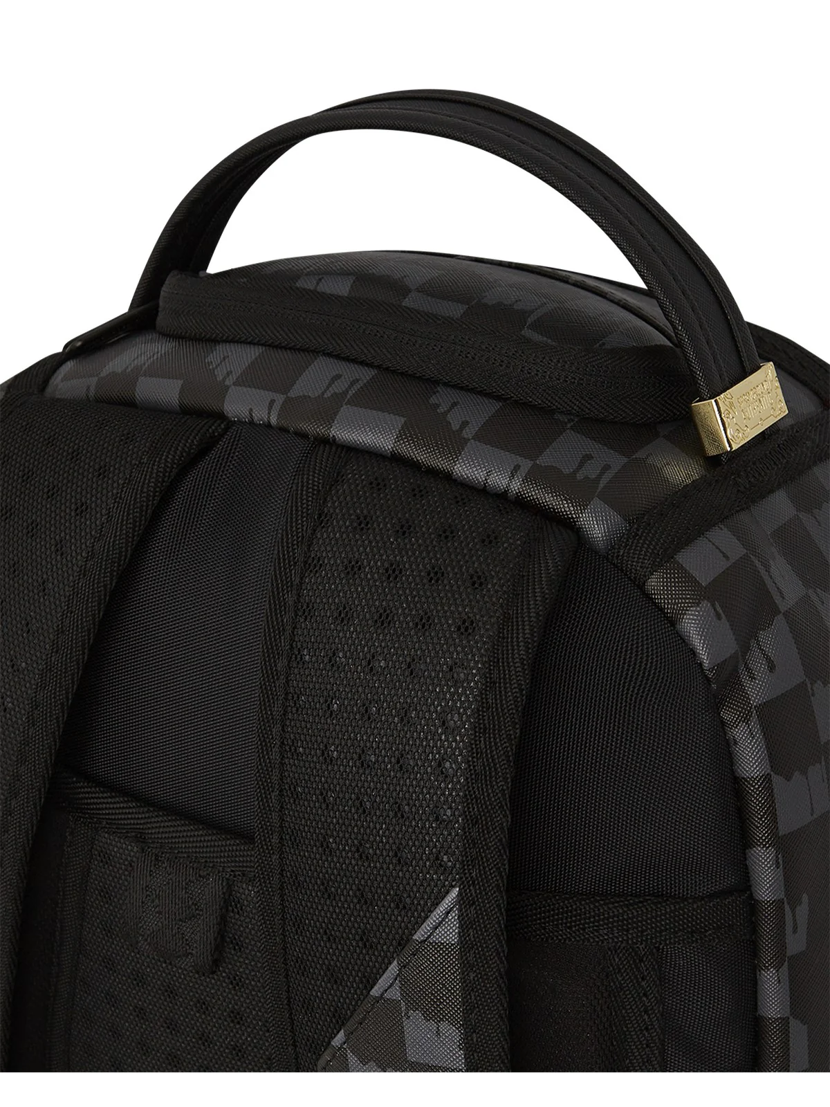 SPRAYGROUND Zaino Uomo DRIP CHECK SHARK 910B6020NSZ Nero - Image 2