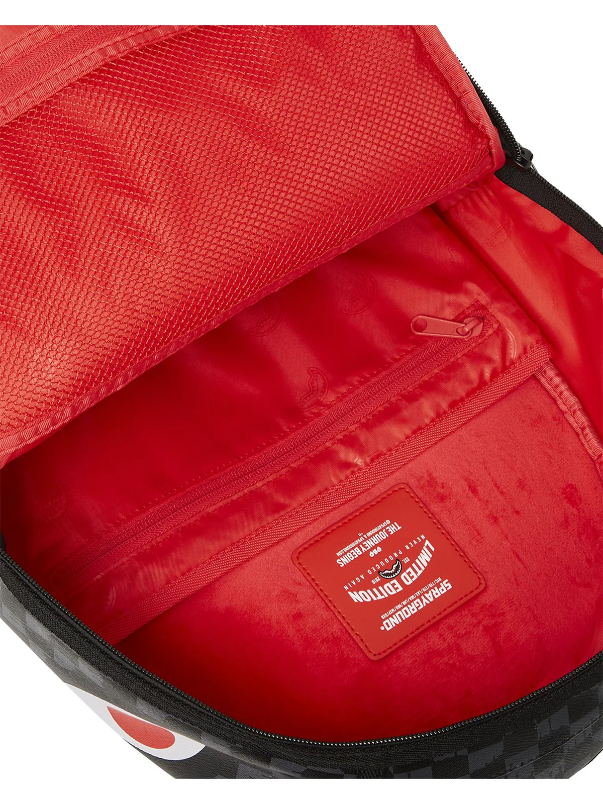 SPRAYGROUND Zaino Uomo DRIP CHECK SHARK 910B6020NSZ Nero - Image 3