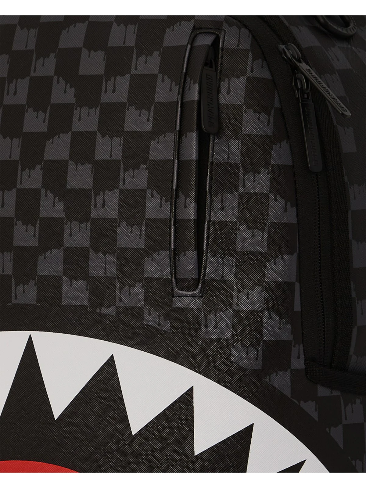 SPRAYGROUND Zaino Uomo DRIP CHECK SHARK 910B6020NSZ Nero - Image 4