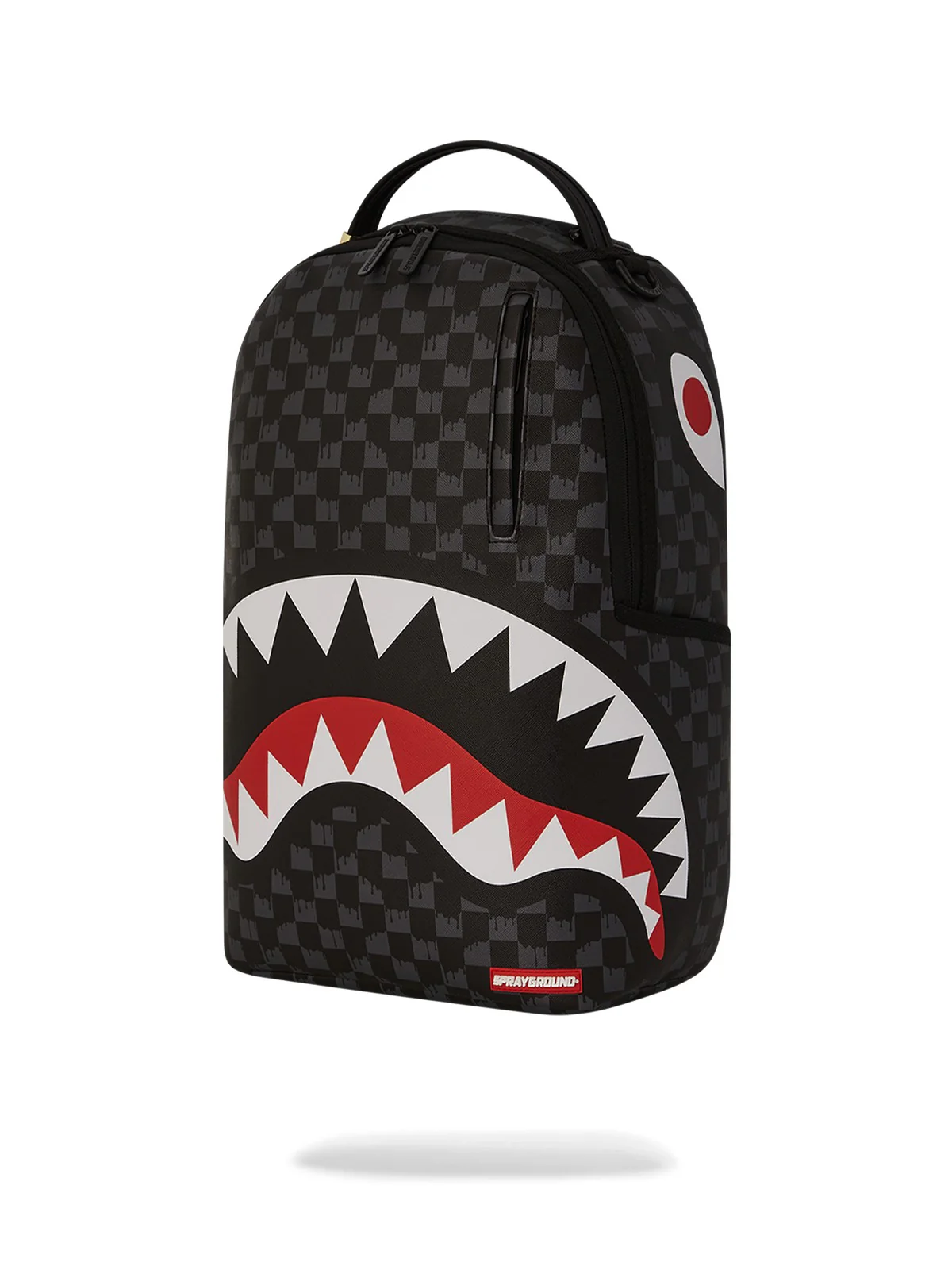 SPRAYGROUND Zaino Uomo DRIP CHECK SHARK 910B6020NSZ Nero - Image 6