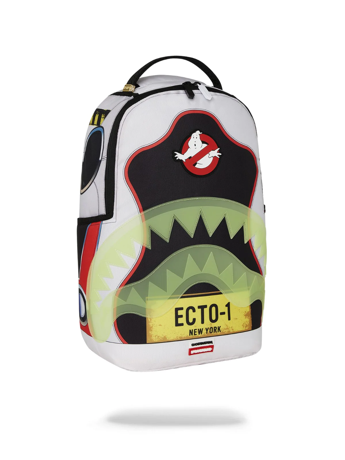 SPRAYGROUND Zaino Uomo GHOSTBUSTERS ECTO-1 SPECIAL OPS DLXR BACKPACK 910B6376NSZ BIANCO - Image 3