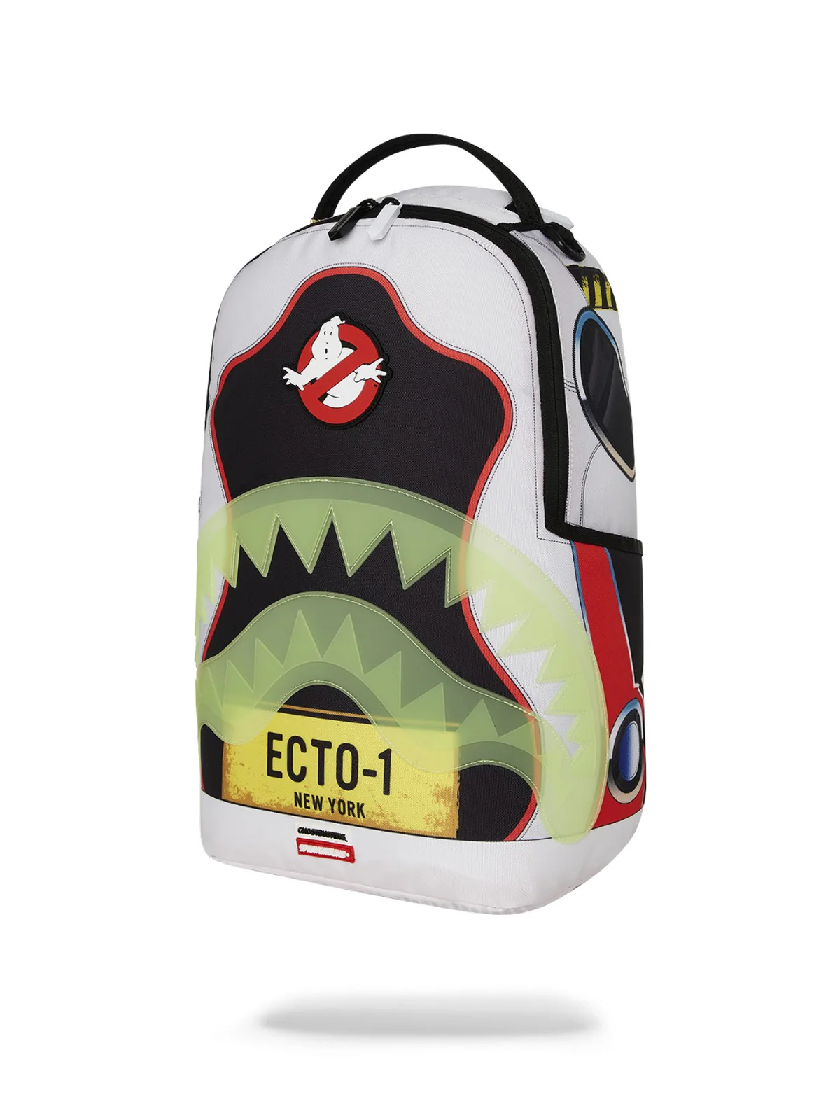 SPRAYGROUND Zaino Uomo GHOSTBUSTERS ECTO-1 SPECIAL OPS DLXR BACKPACK 910B6376NSZ BIANCO - Image 7