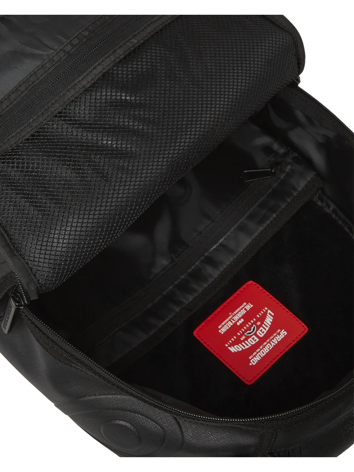 SPRAYGROUND Zaino Uomo HALF SPRITZ BLACK/GREY CHECK BACKPACK 910B6776NSZ Nero - Image 7