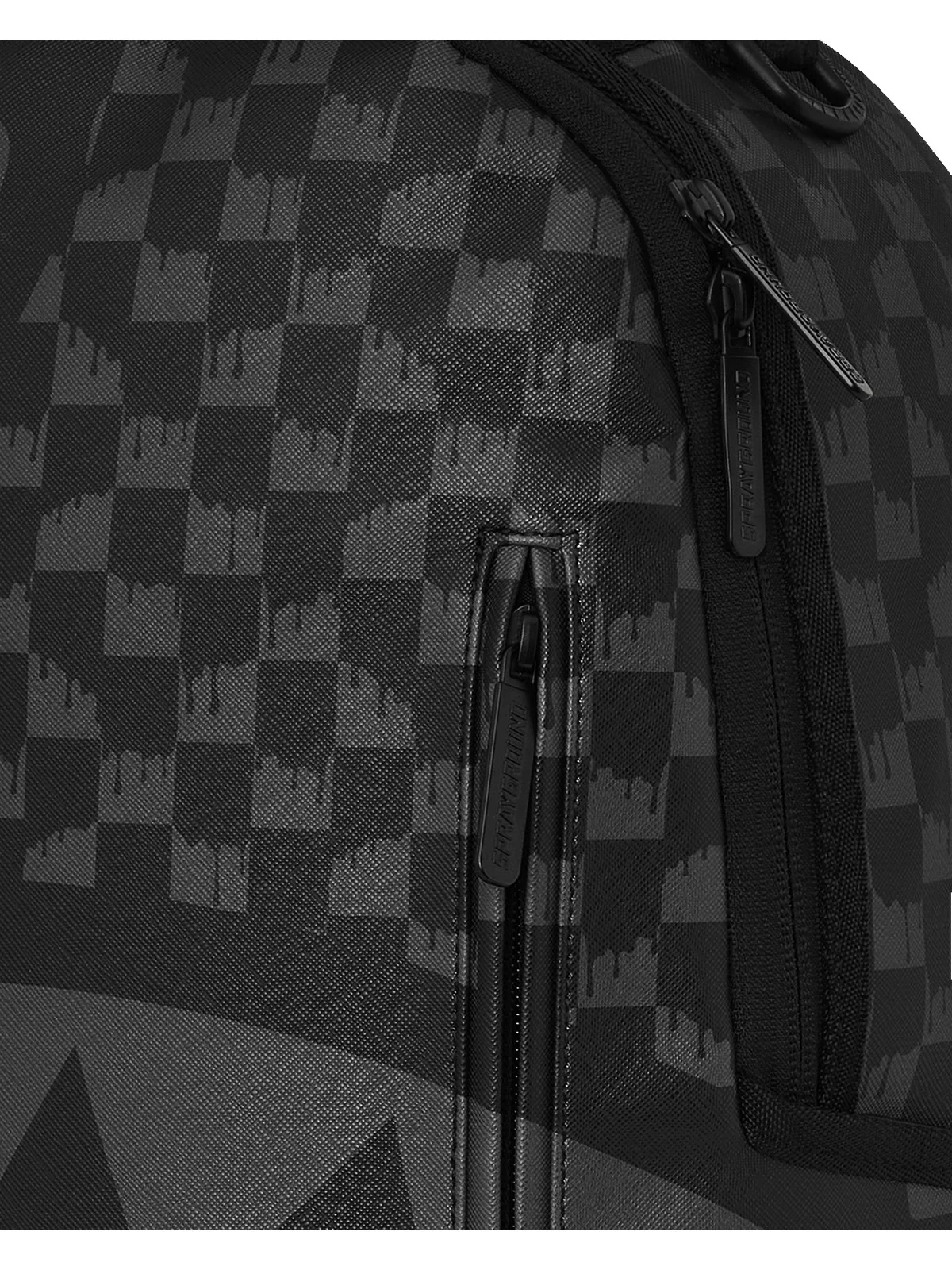 SPRAYGROUND Zaino Uomo HANGOVER DRIP CHECK BACKPACK 910B6777NSZ Nero - Image 6