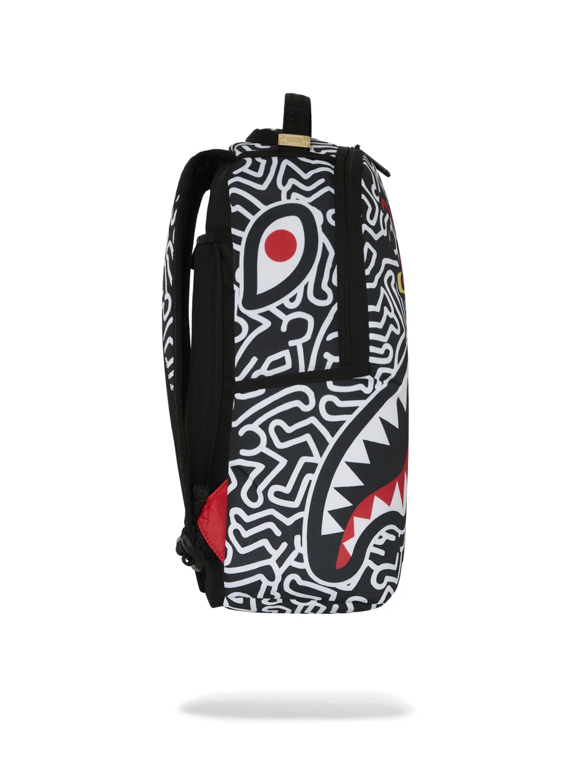 SPRAYGROUND Zaino Uomo KEITH HARRING 3 BACKPACK 910B6914NSZ Nero - Image 5