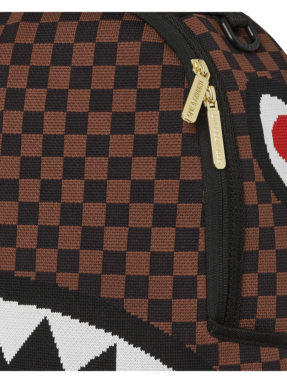 SPRAYGROUND Zaino Uomo KNIT SHARKS IN PARIS 2.0 BACKPACK 910B6778NSZ Marrone - Image 6