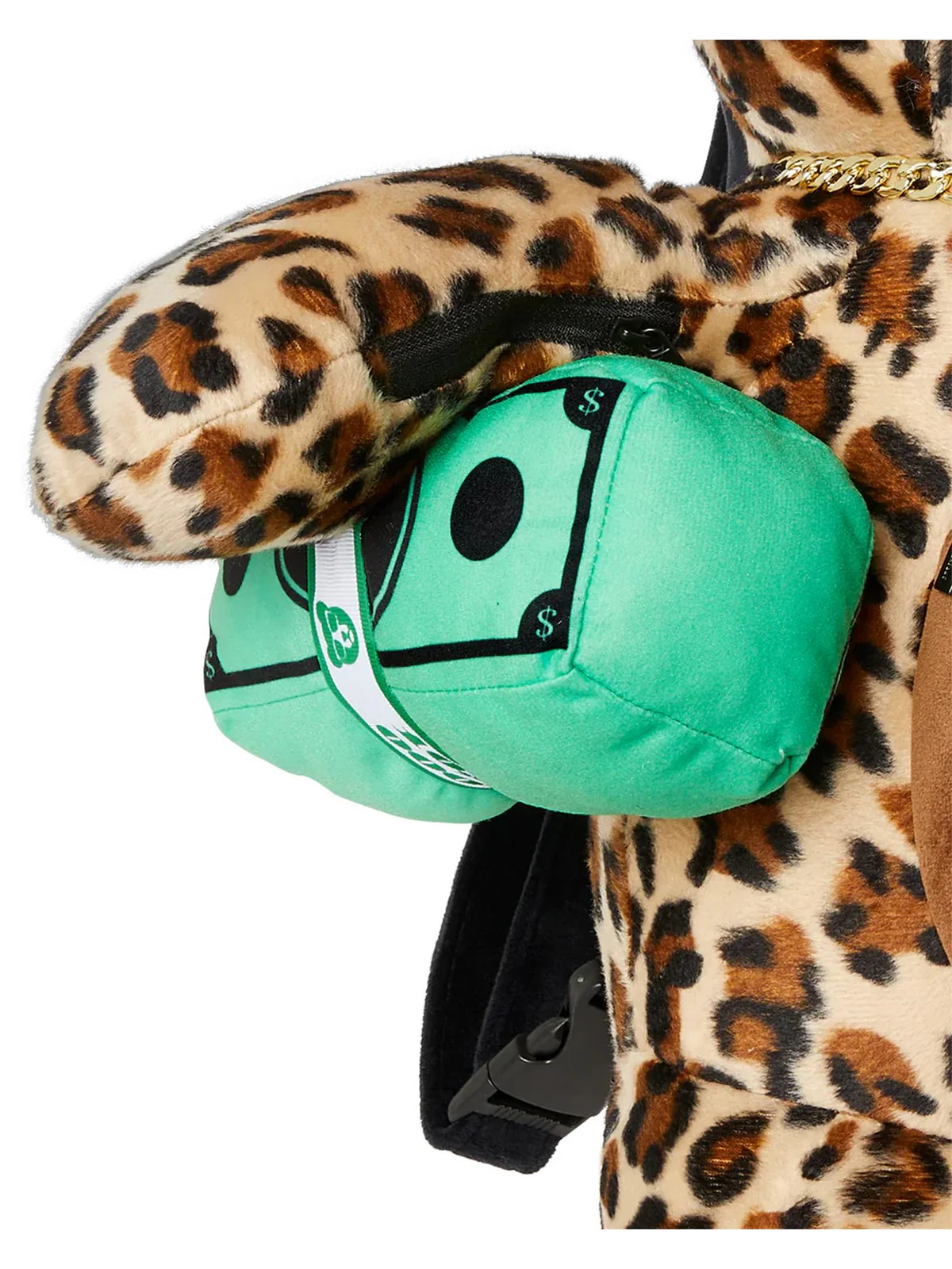 SPRAYGROUND Zaino Uomo LEOPARD MONEY BEAR BACKPACK 910B7282NSZ MACULATO - Image 5