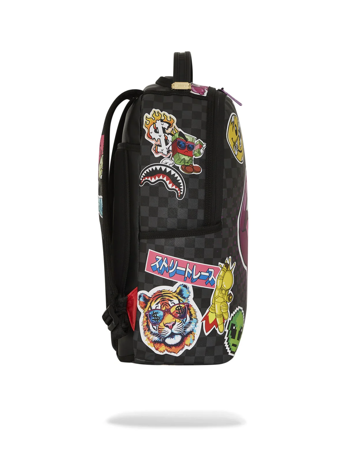 SPRAYGROUND Zaino Uomo LIPS SMACK DOWN DLXSV BACKPACK 910B7581NSZ Nero - Image 3